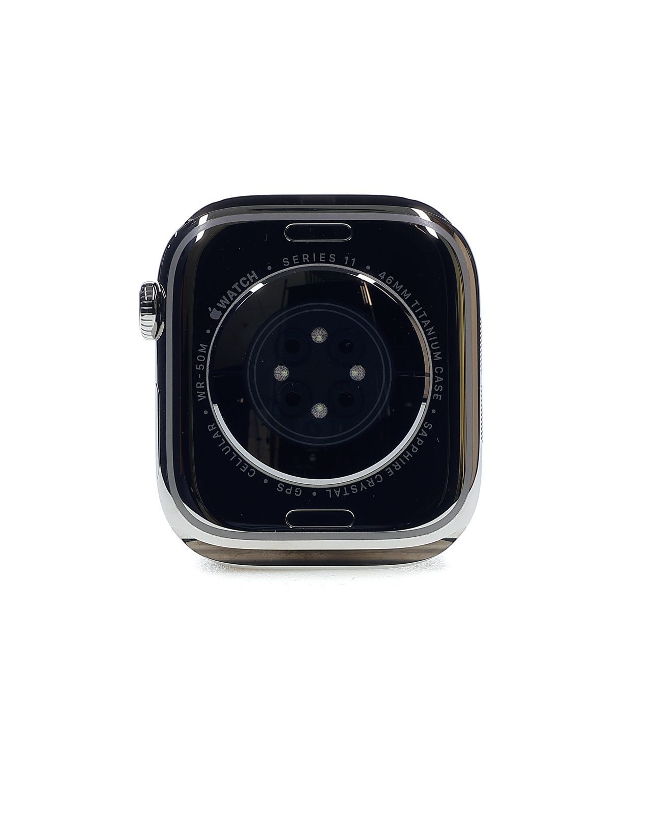 Apple Watch Series 11 2025, GPS + Cellular, Titanium 46mm Natural - Като нов