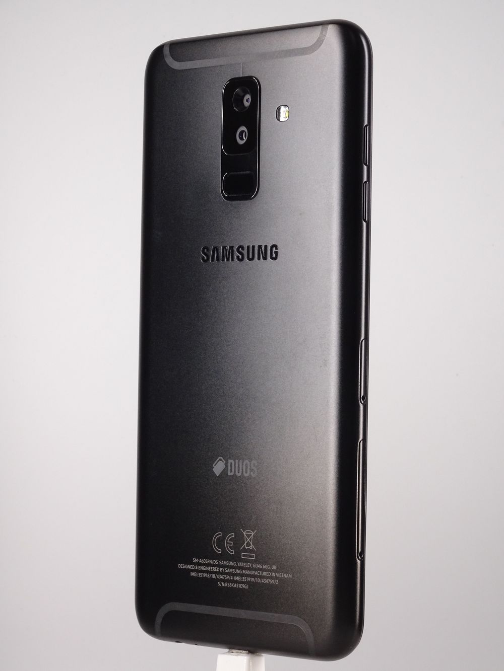 Мобилен телефон Samsung, Galaxy A6 Plus (2018), 32 GB, Black,  Като нов