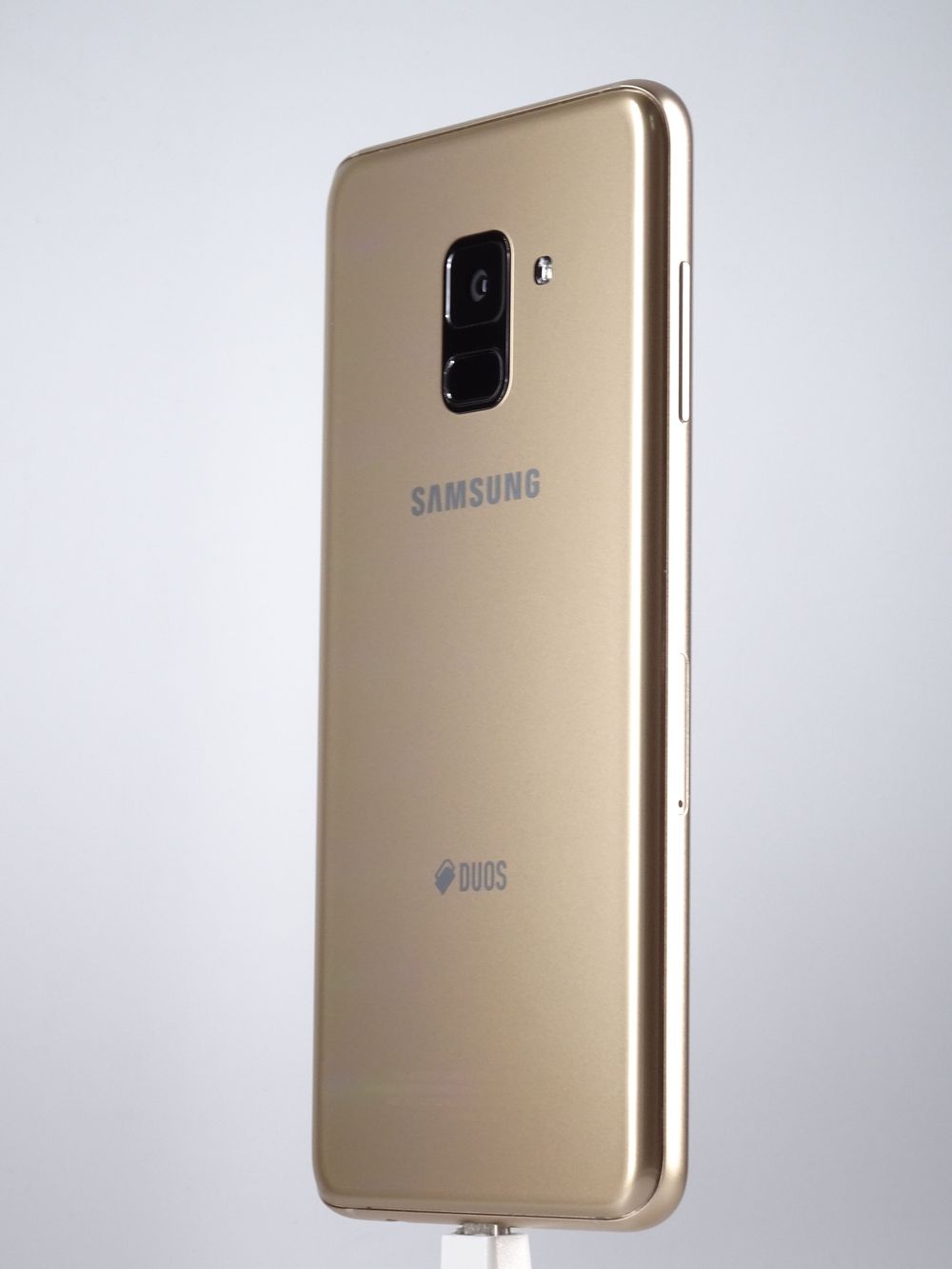 Мобилен телефон Samsung, Galaxy A8 (2018) Dual Sim, 32 GB, Gold,  Като нов
