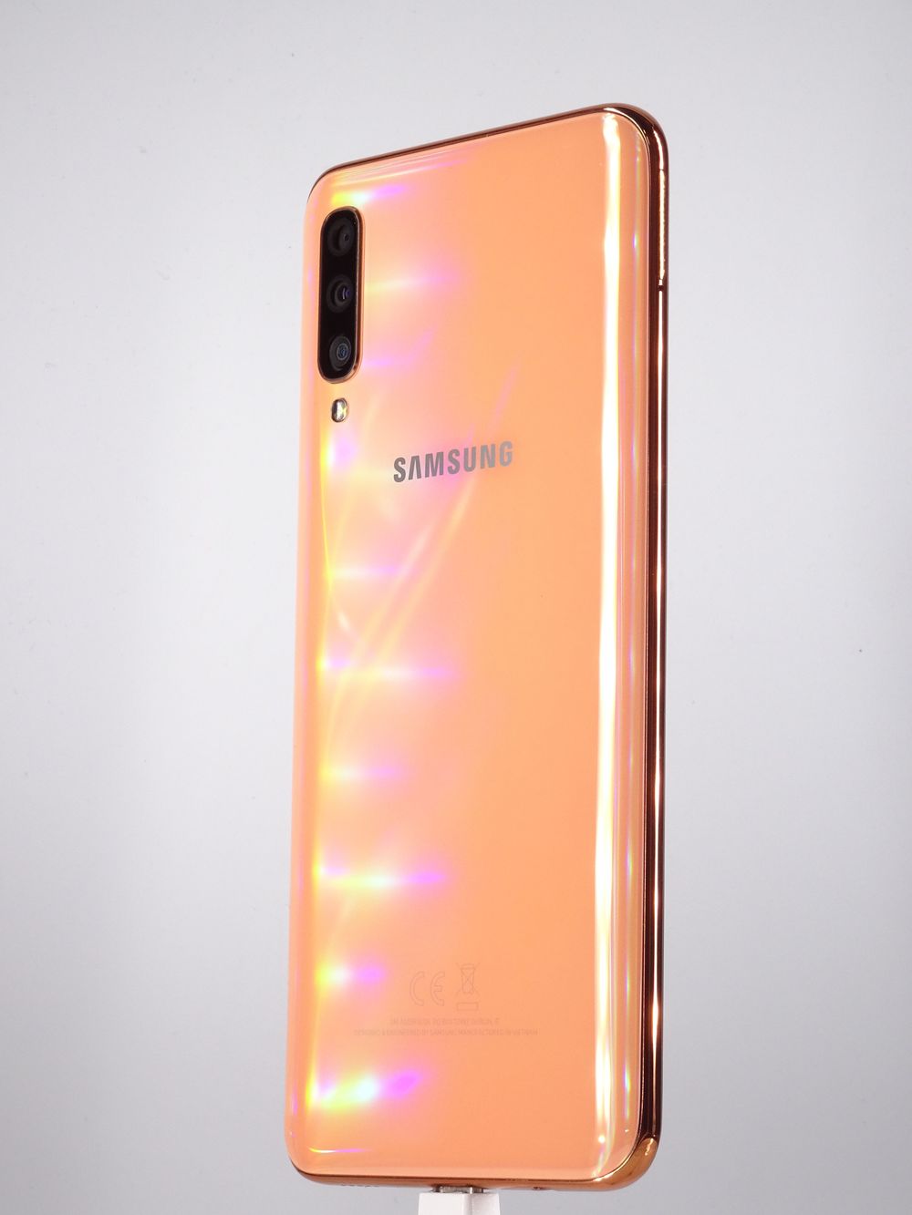 Мобилен телефон Samsung, Galaxy A50 (2019) Dual Sim, 64 GB, Coral,  Като нов