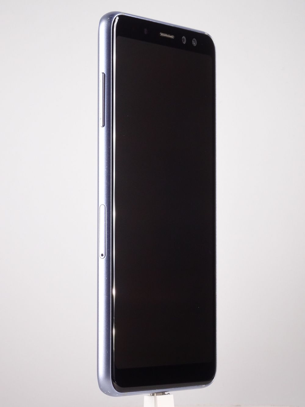 Мобилен телефон Samsung Galaxy A8 (2018), Orchid Gray, 32 GB, Excelent