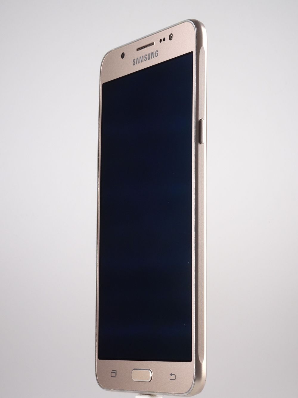 <span class="sep">mobiltelefon</span> <span class="title-brand">Samsung</span><br /> Galaxy J7 (2016)<span class='d-none d-lg-inline'>,</span> <span>Gold, 16 GB,  Jó</span>