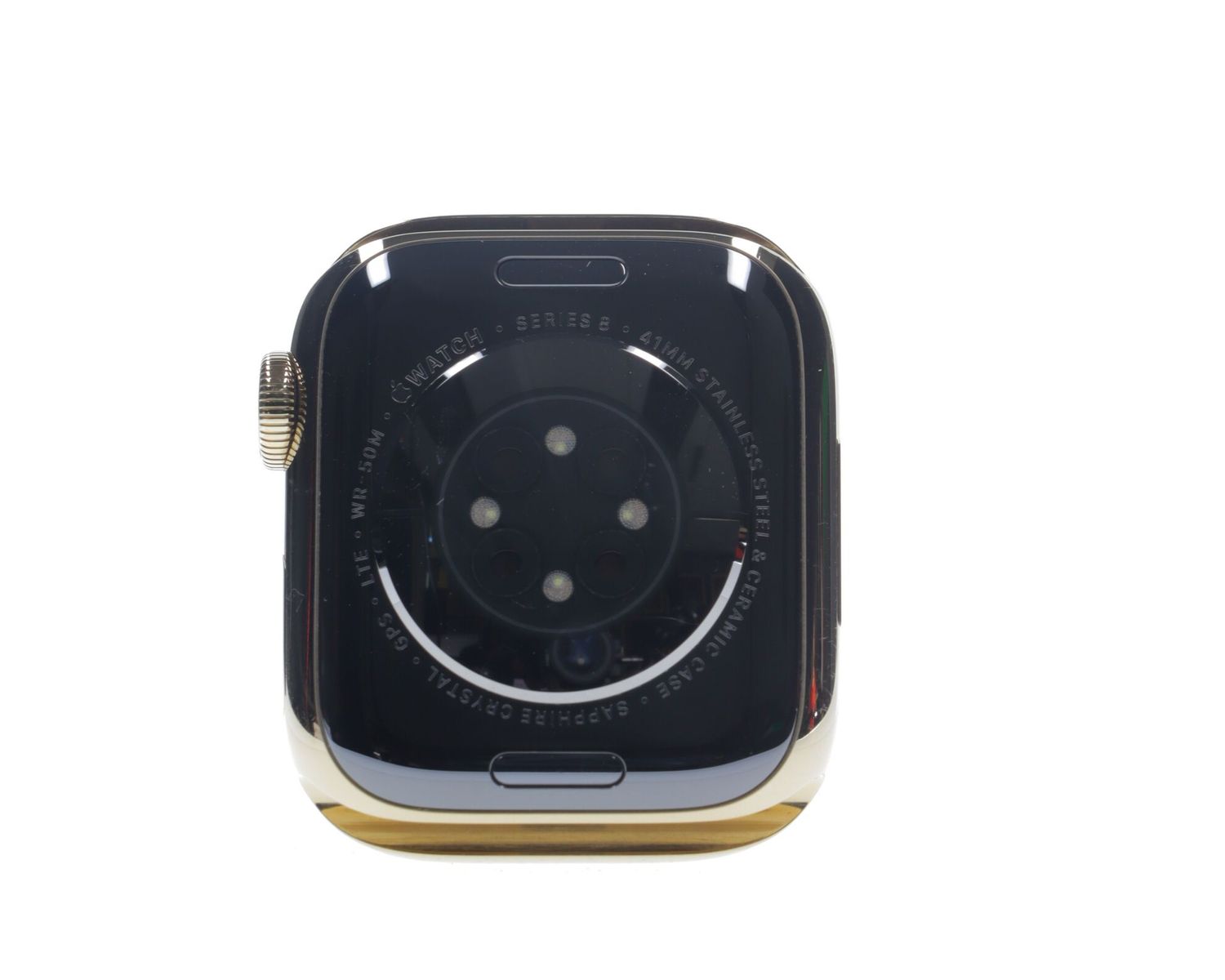 Apple Watch Series 8 2022, GPS + Cellular, Stainless Steel 41mm Gold - Ca nou