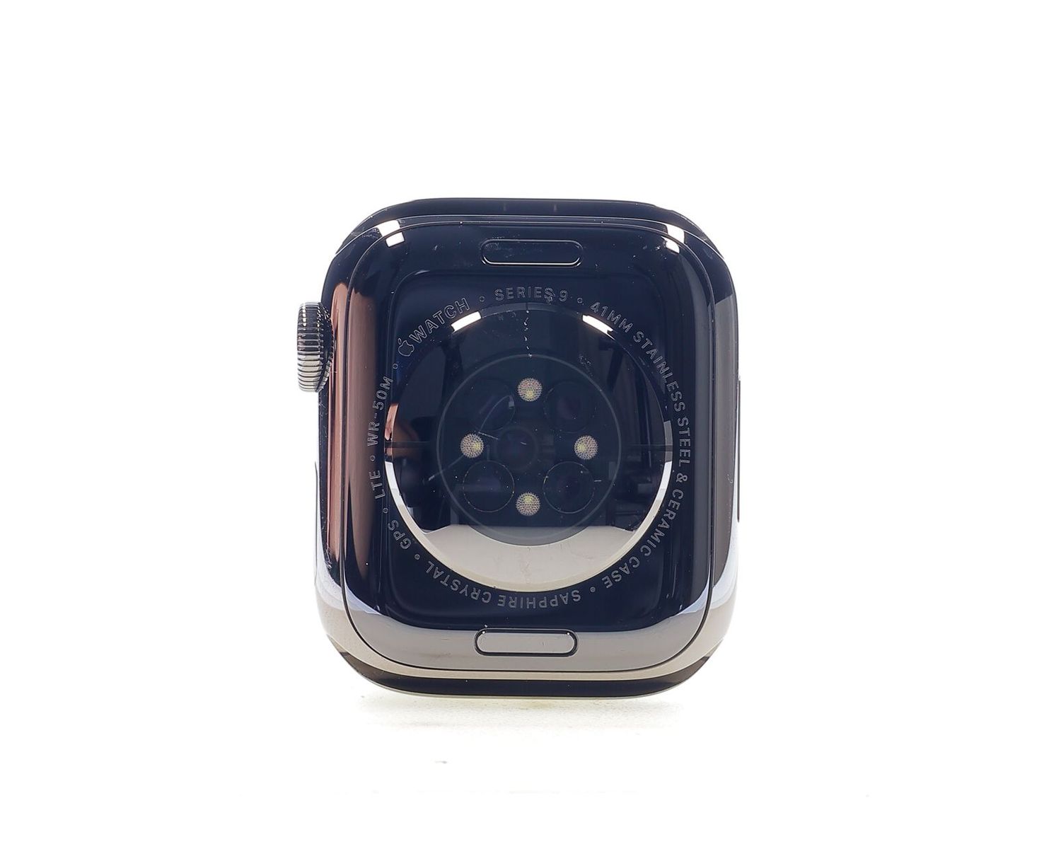 Apple Watch Series 9 2023, GPS + Cellular, Stainless Steel 41mm Graphite - Újszerű