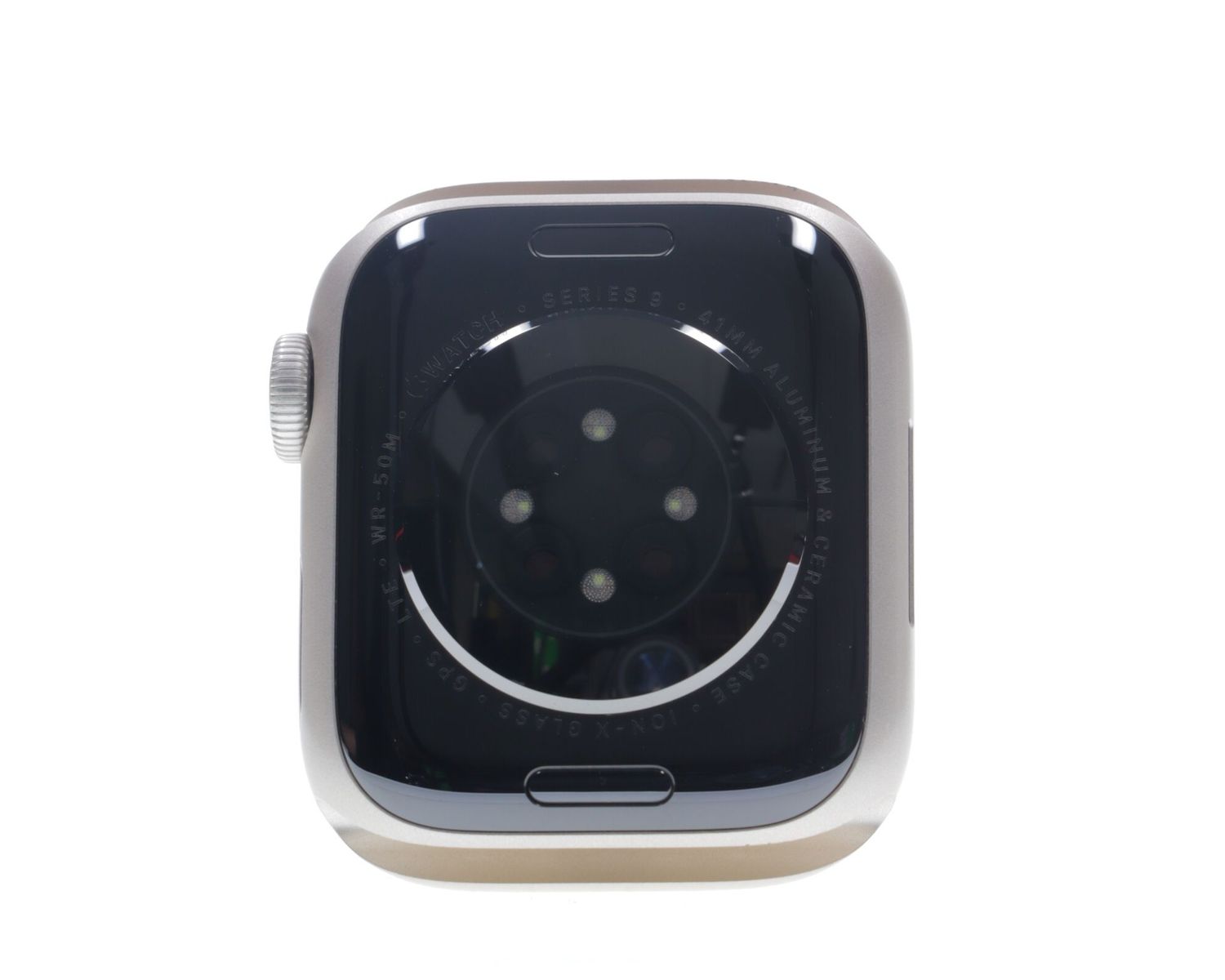 Apple Watch Series 9 2023, GPS + Cellular, Aluminium 41mm Starlight - Като нов