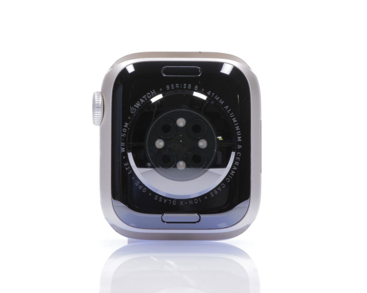 Apple Watch Series 8 2022, GPS + Cellular, Aluminium 41mm Starlight - Kiváló