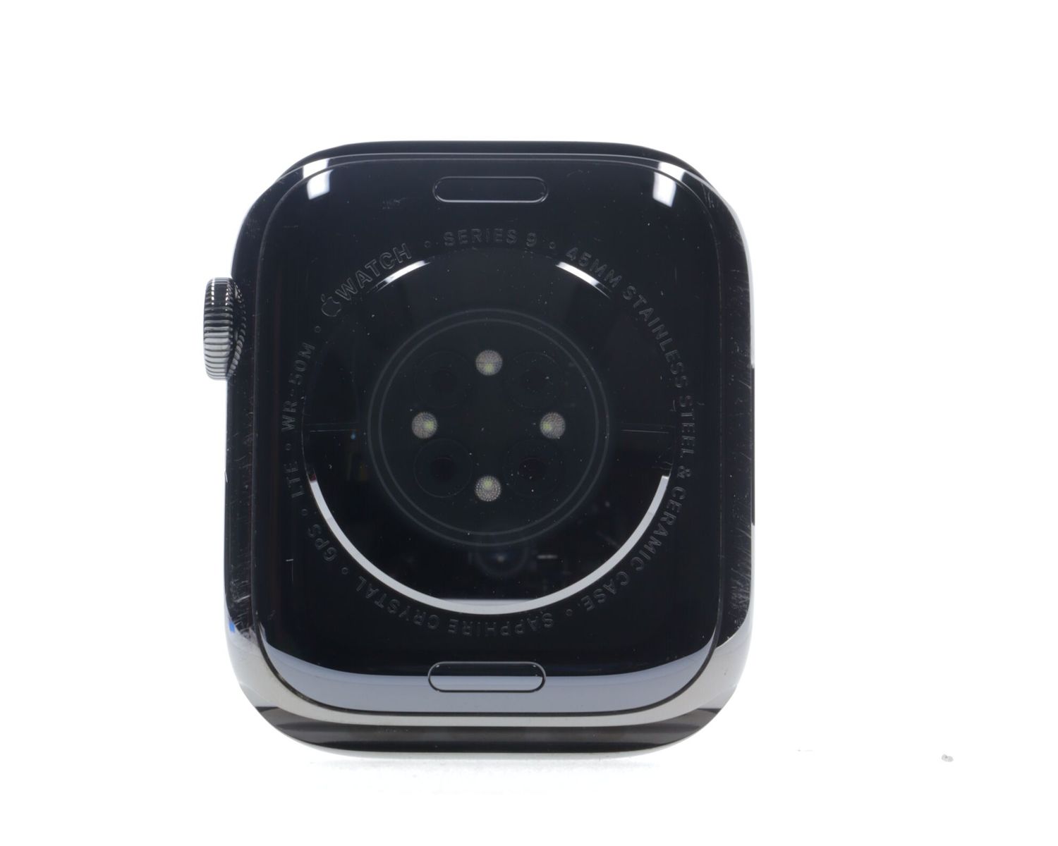 Apple Watch Series 9 2023, GPS + Cellular, Stainless Steel 45mm Graphite - Excelent