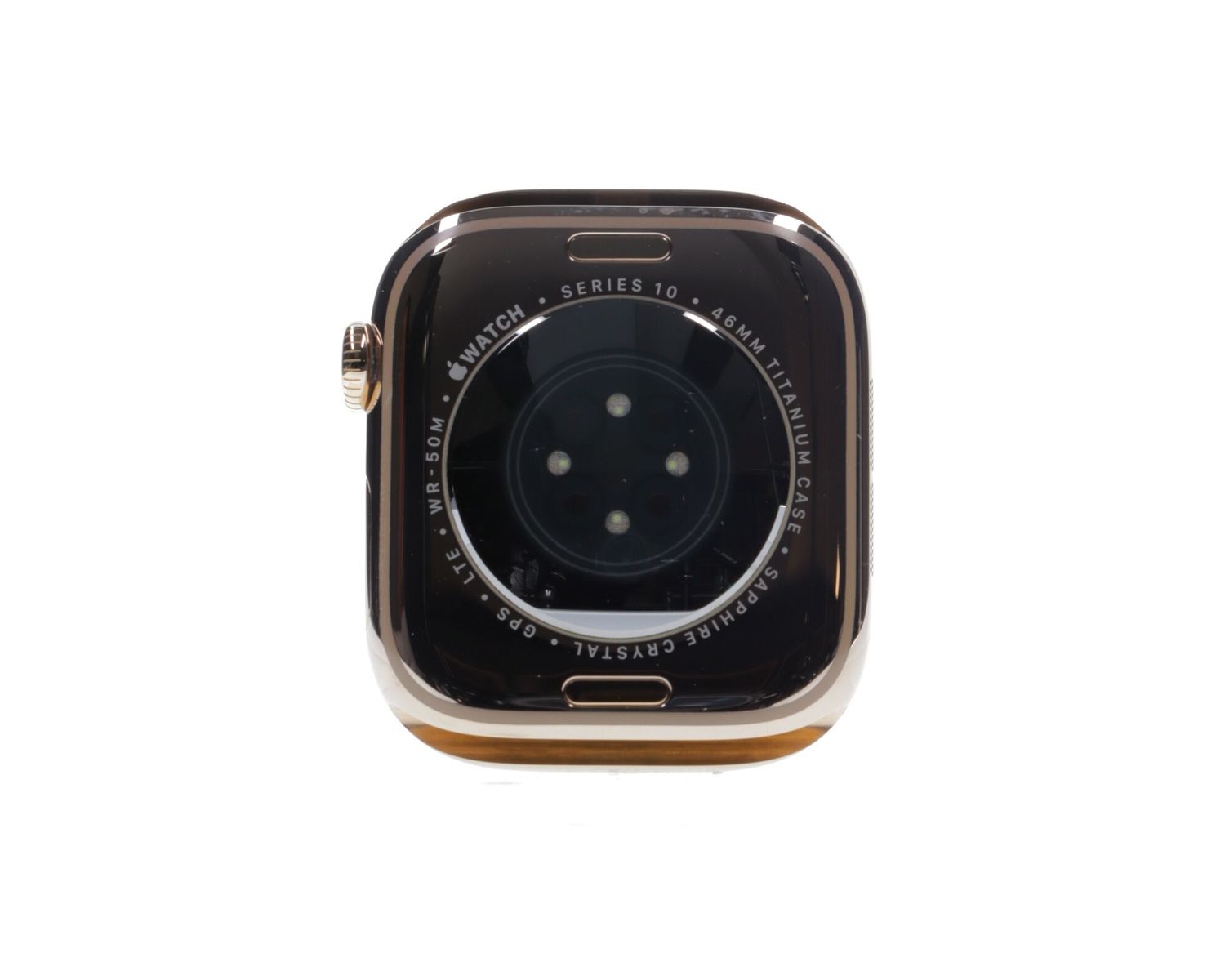 Apple Watch Series 10 2024, GPS + Cellular, Titanium 46mm Gold - Като нов