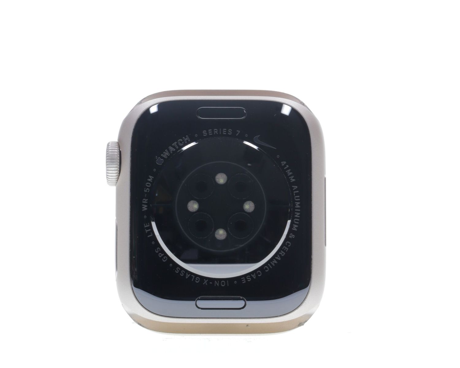 Apple Watch Series 7 2021, GPS + Cellular, Aluminium 41mm Starlight - Újszerű
