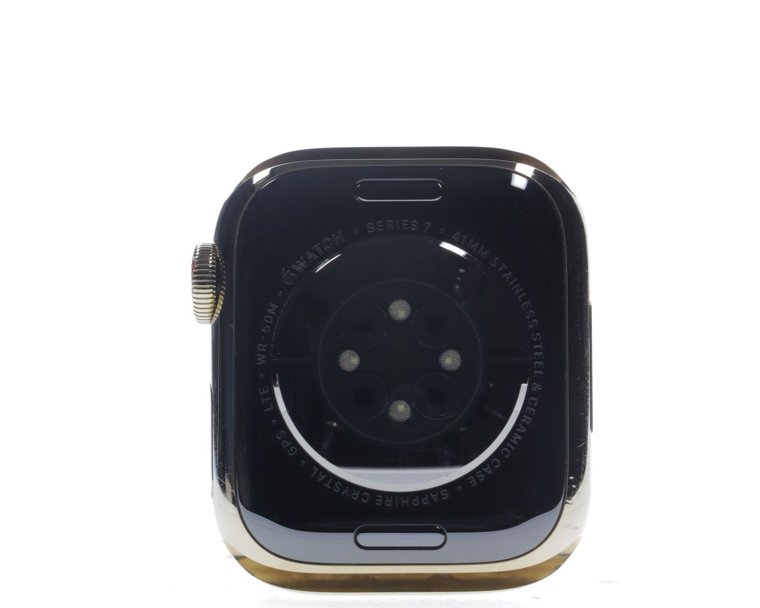Apple Watch Series 7 2021, GPS + Cellular, Stainless Steel 41mm Gold - Foarte bun