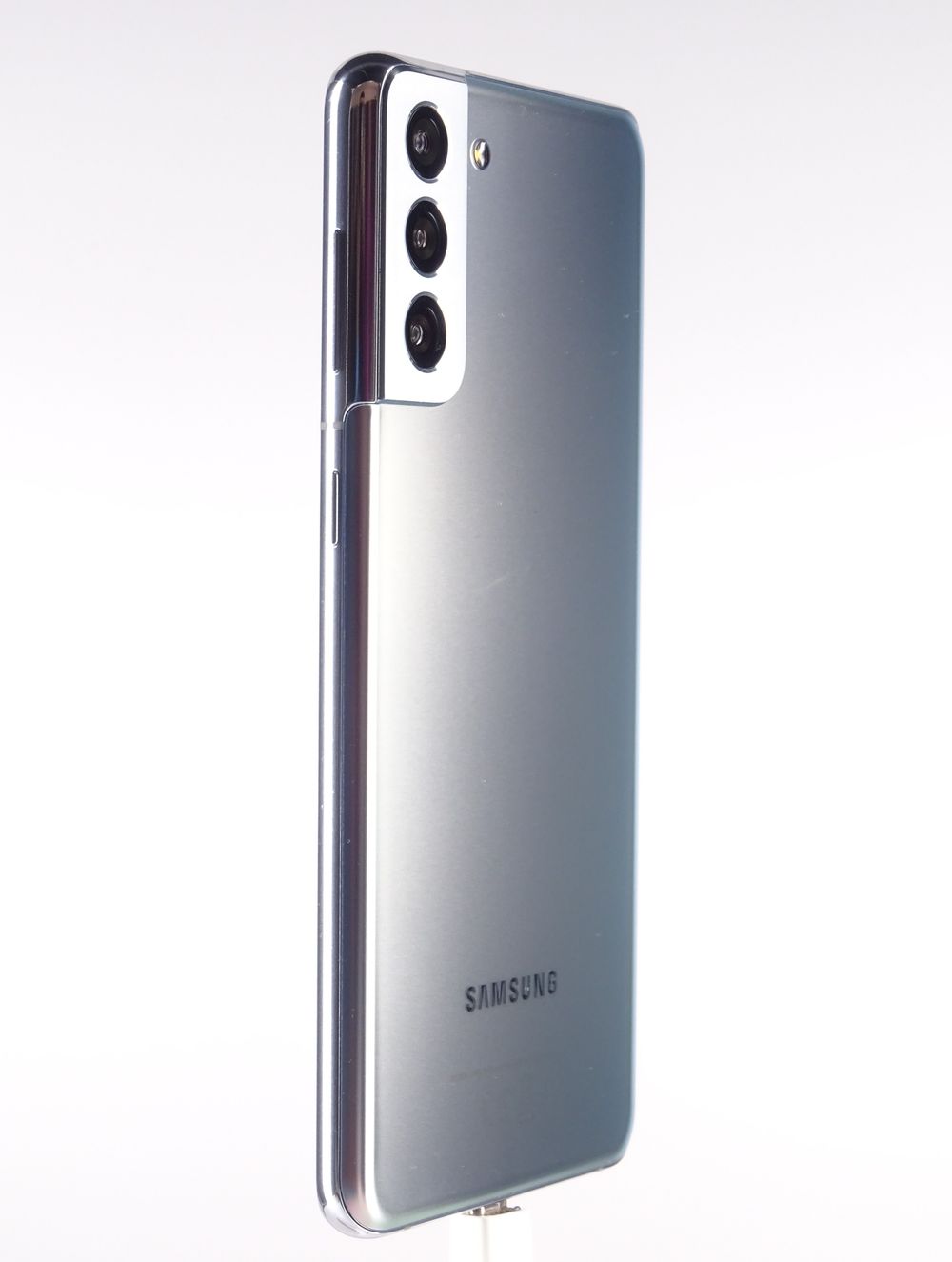 Мобилен телефон Samsung, Galaxy S21 Plus 5G Dual Sim, 128 GB, Silver,  Като нов