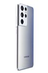 Мобилен телефон Samsung Galaxy S21 Ultra 5G Dual Sim, Silver, 128 GB, Excelent