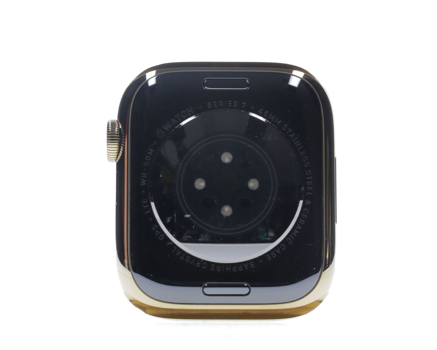 Apple Watch Series 7 2021, GPS + Cellular, Stainless Steel 45mm Gold - Σαν καινούργιο