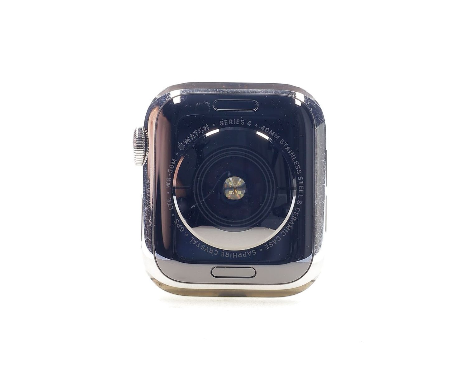 Apple Watch Series 4 2018, GPS + Cellular, Stainless Steel 40mm Silver - Újszerű