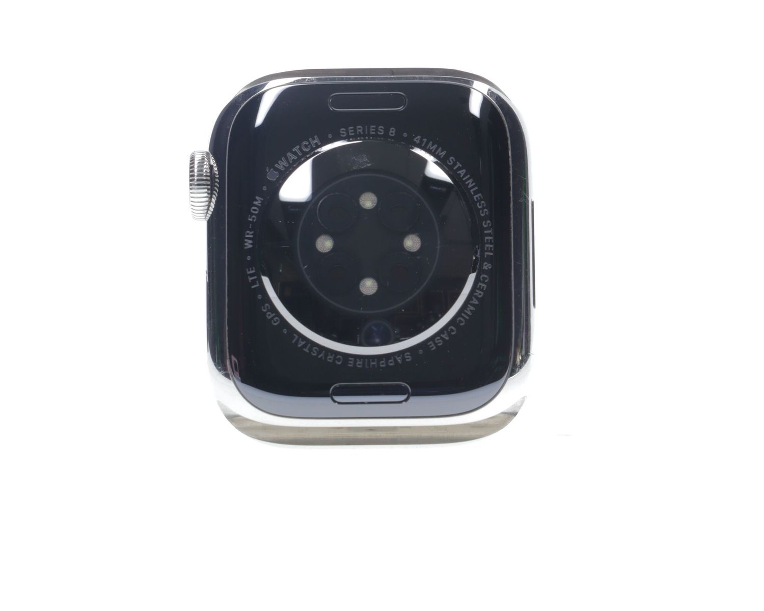 Apple Watch Series 8 2022, GPS + Cellular, Stainless Steel 41mm Silver - Excelent