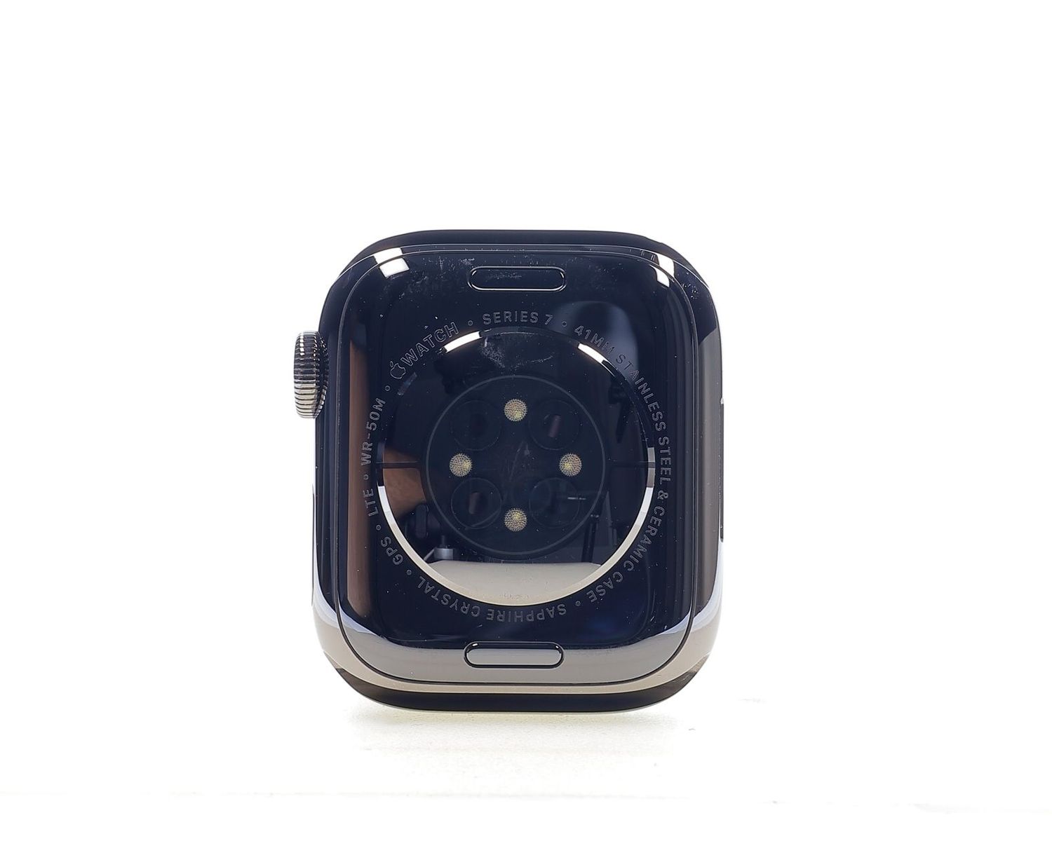Apple Watch Series 7 2021, GPS + Cellular, Stainless Steel 41mm Graphite - Σαν καινούργιο