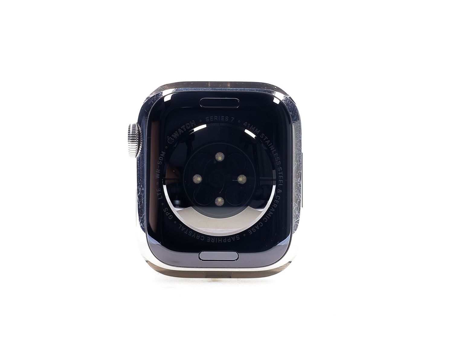 Apple Watch Series 7 2021, GPS + Cellular, Stainless Steel 41mm Silver - Εξαιρετικό