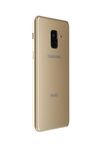 Telefon mobil Samsung Galaxy A8 (2018) Dual Sim, Gold, 32 GB, Foarte Bun