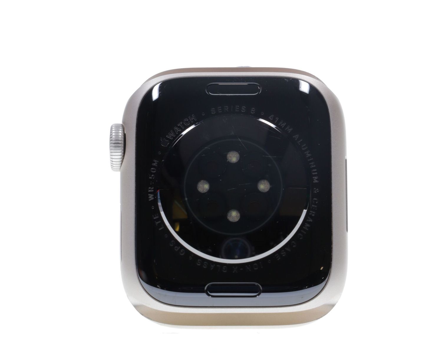 Apple Watch Series 8 2022, GPS + Cellular, Aluminium 41mm Starlight - Kiváló