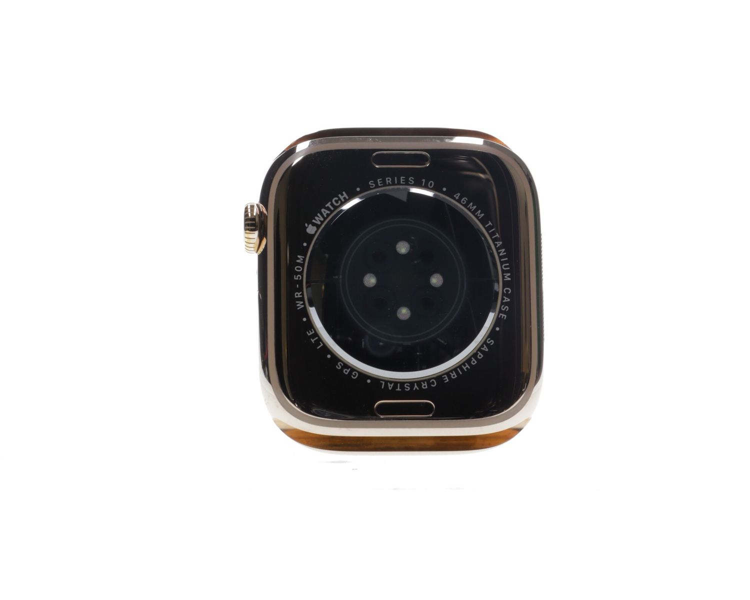 Apple Watch Series 10 2024, GPS + Cellular, Titanium 46mm Gold - Újszerű