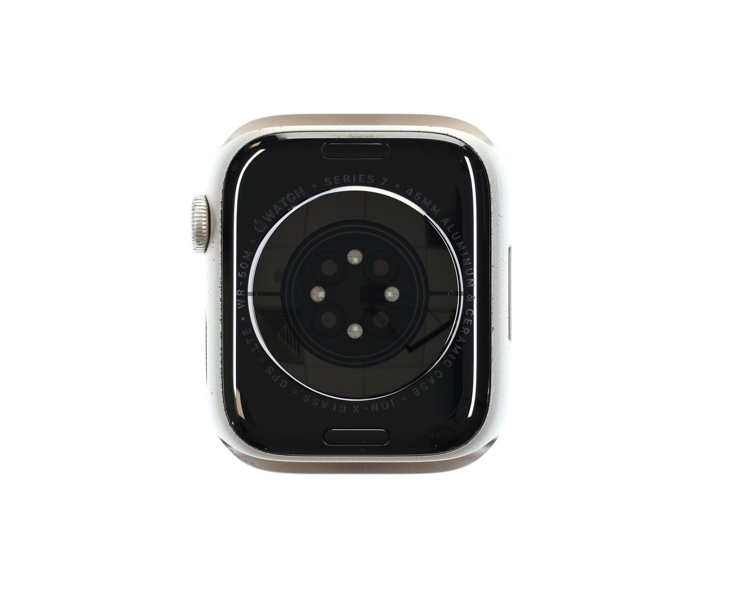 Apple Watch Series 7 2021, GPS + Cellular, Aluminium 45mm Starlight - Foarte bun