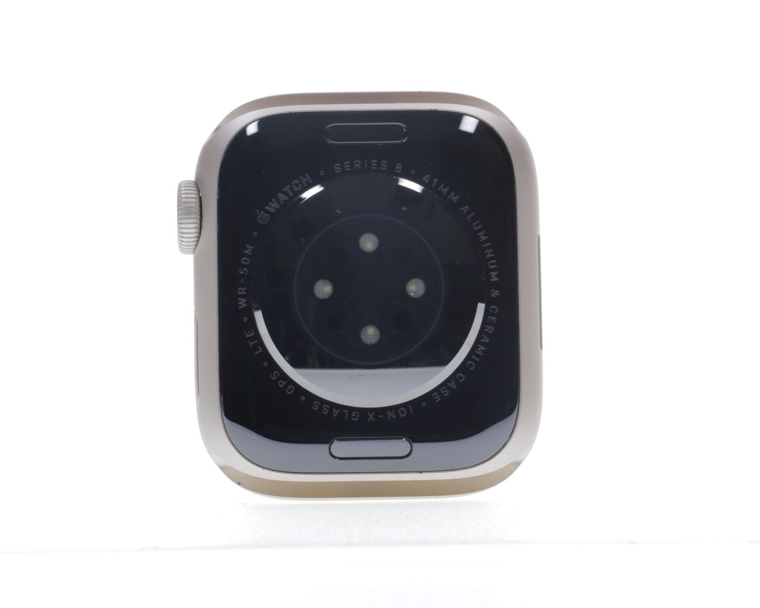 Apple Watch Series 8 2022, GPS + Cellular, Aluminium 41mm Starlight - Újszerű