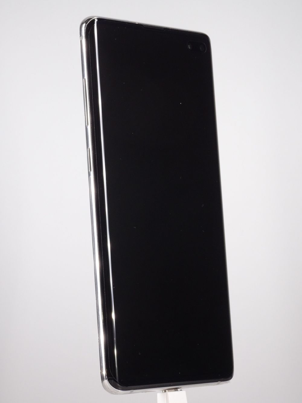 Telefon mobil Samsung Galaxy S10 Plus Dual Sim, Ceramic Black, 128 GB,  Ca Nou