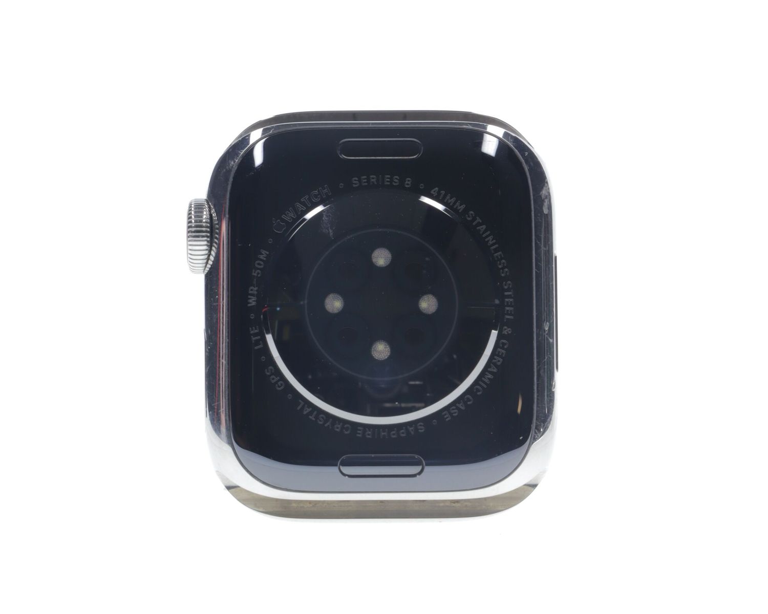 Apple Watch Series 8 2022, GPS + Cellular, Stainless Steel 41mm Silver - Excelent