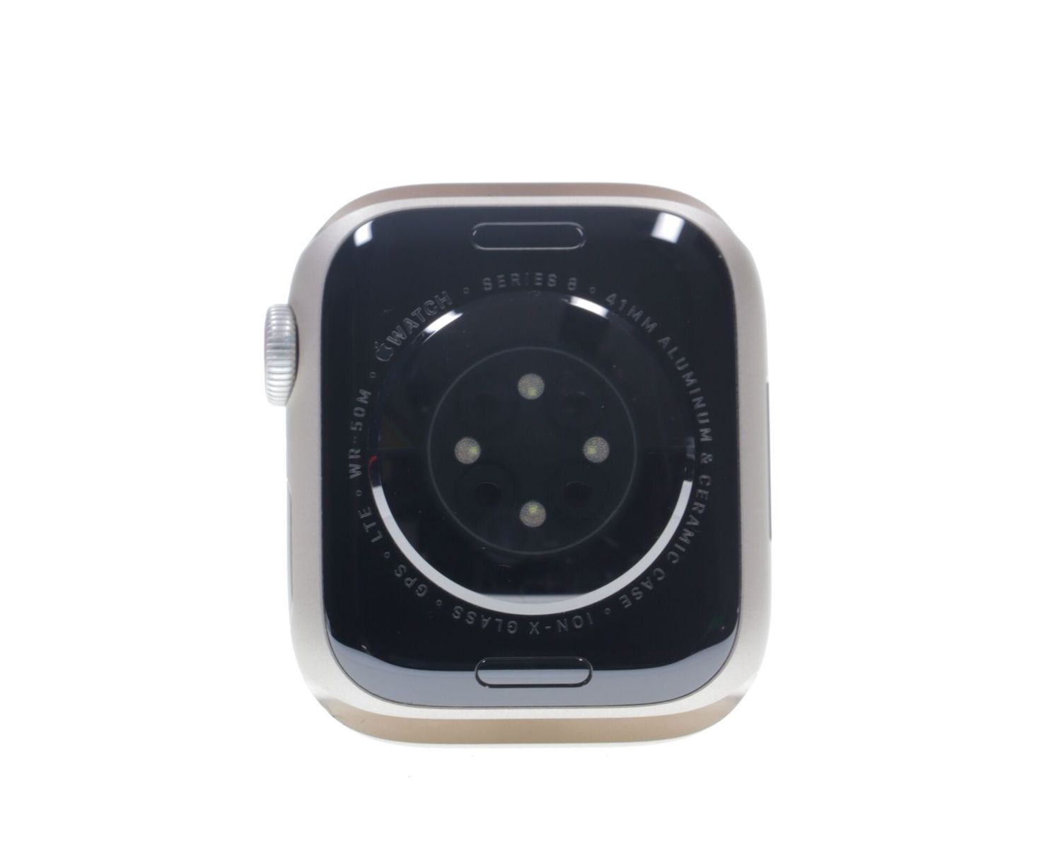 Apple Watch Series 8 2022, GPS + Cellular, Aluminium 41mm Starlight - Újszerű