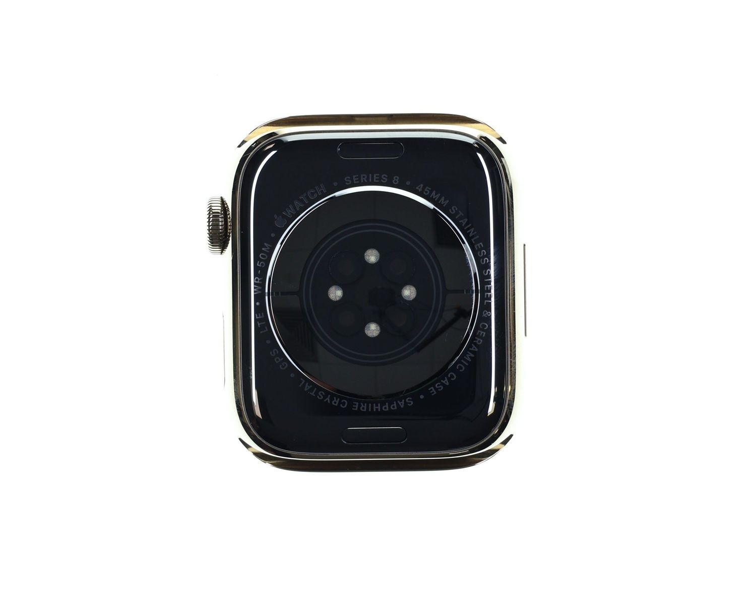 Apple Watch Series 8 2022, GPS + Cellular, Stainless Steel 45mm Gold - Újszerű