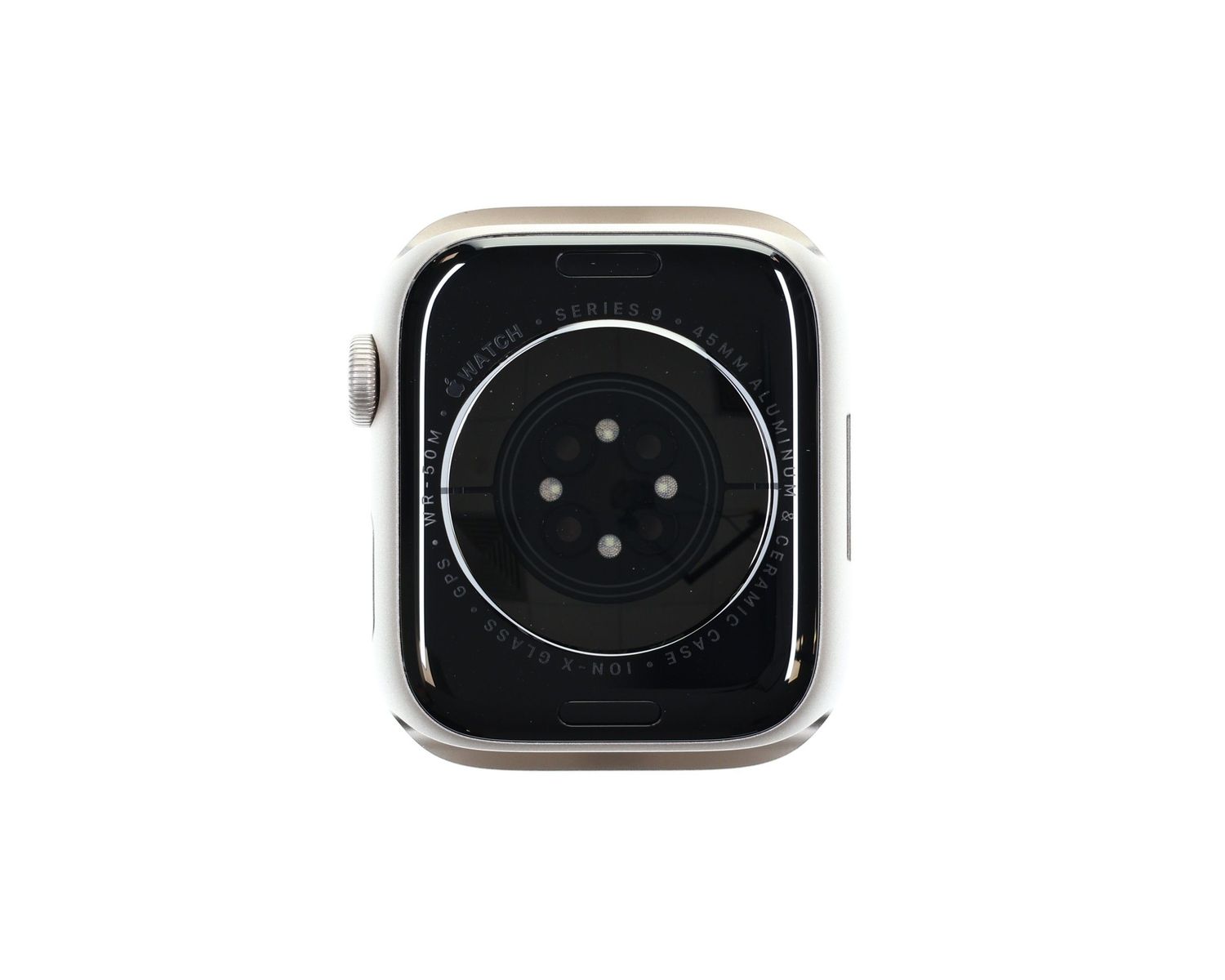 Apple Watch Series 9 2023, GPS, Aluminium 45mm Starlight - Като нов