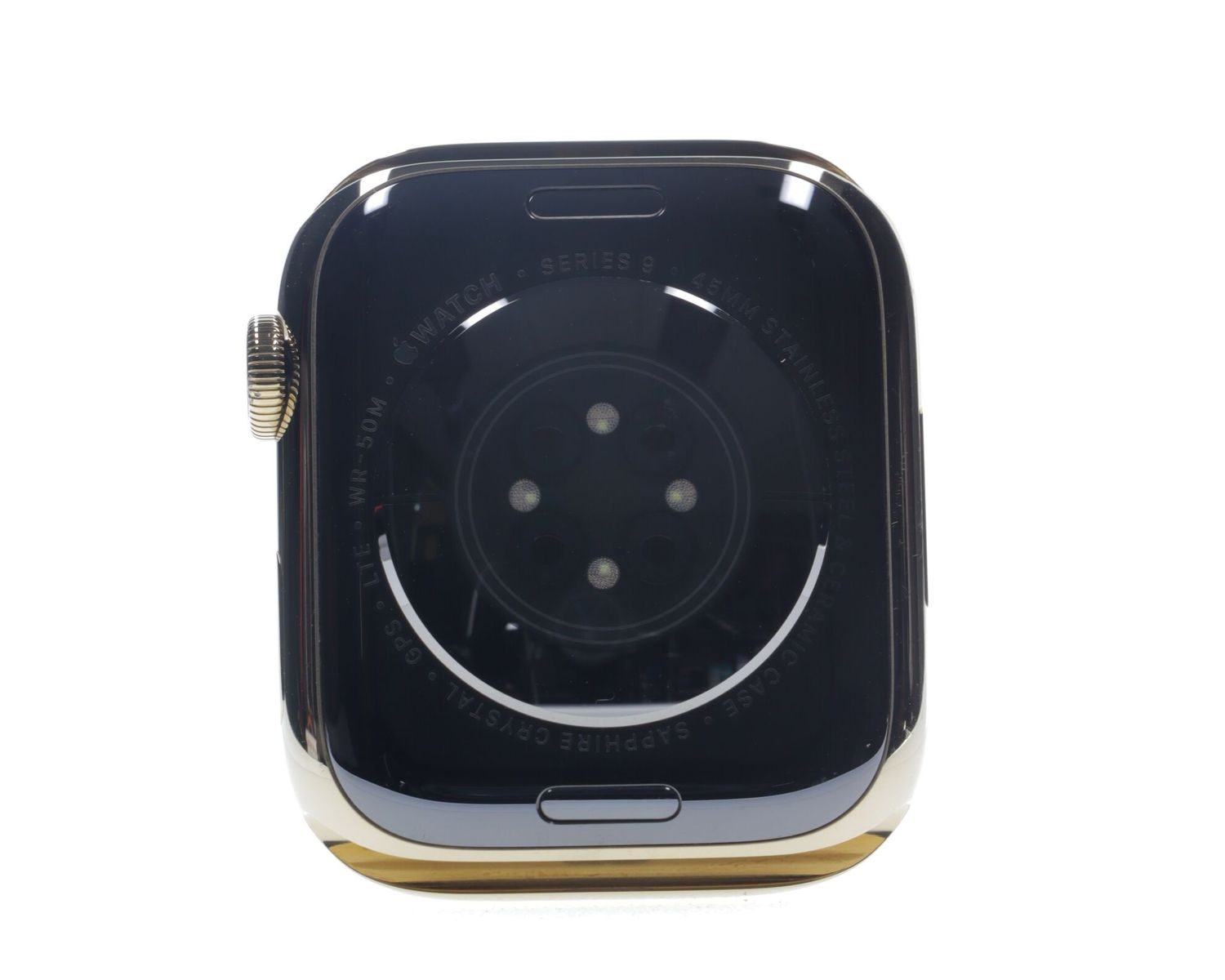 Apple Watch Series 9 2023, GPS + Cellular, Stainless Steel 45mm Gold - Excelent