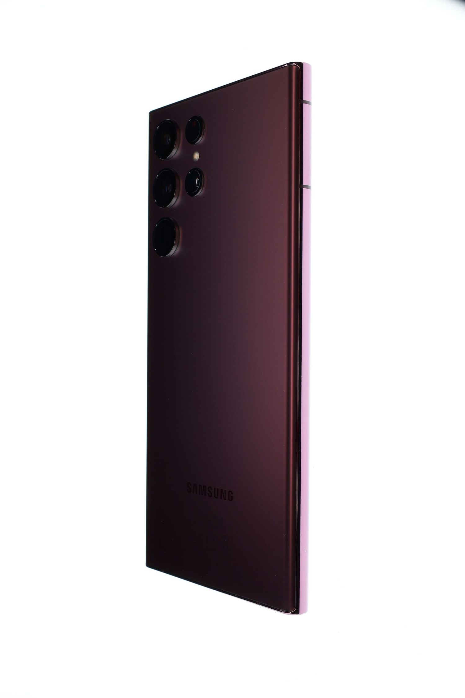 Samsung Galaxy S22 Ultra 5G Dual Sim 128 GB Burgundy - Nagyon jó