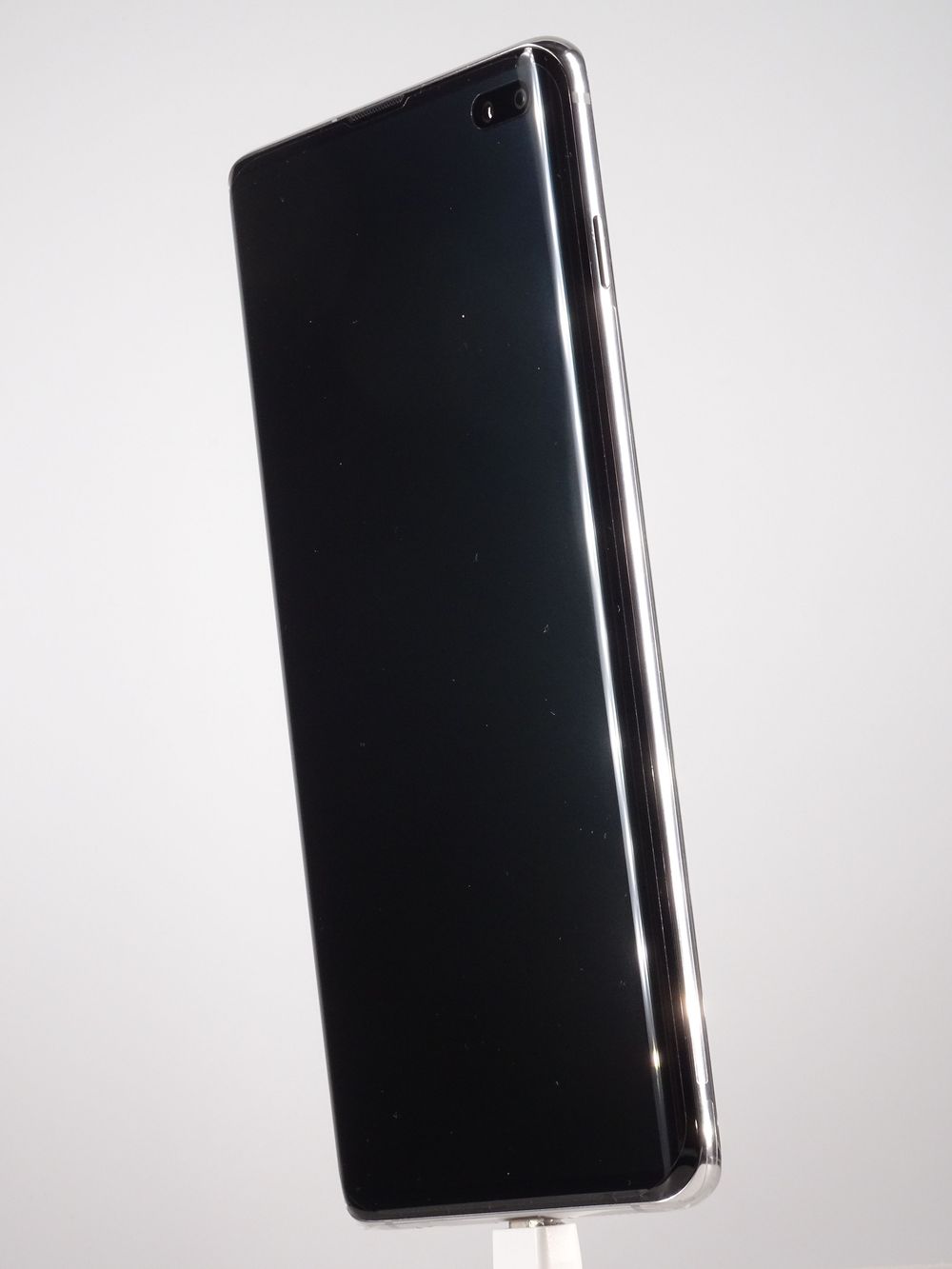 Telefon mobil Samsung Galaxy S10 Plus Dual Sim, Ceramic Black, 128 GB,  Ca Nou