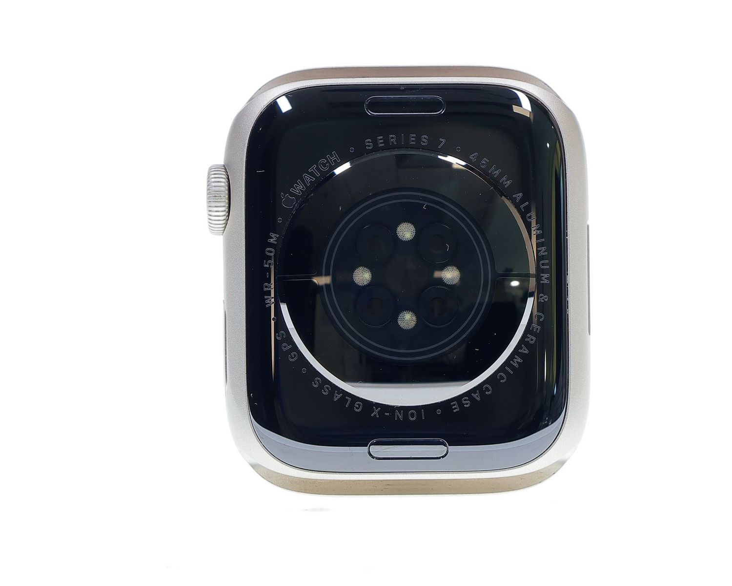 Apple Watch Series 7 2021, GPS, Aluminium 45mm Starlight - Újszerű