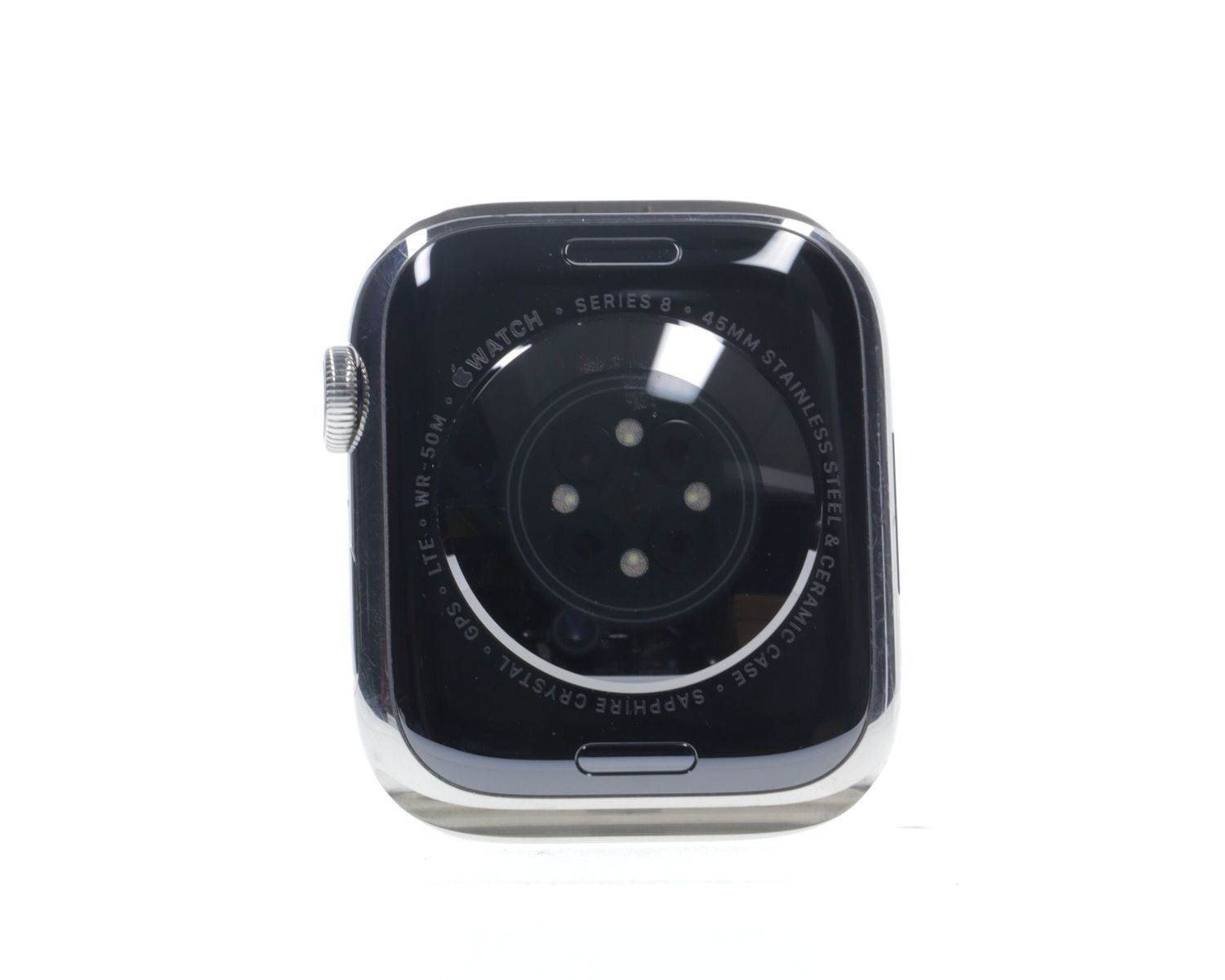 Apple Watch Series 8 2022, GPS + Cellular, Stainless Steel 45mm Silver - Kiváló