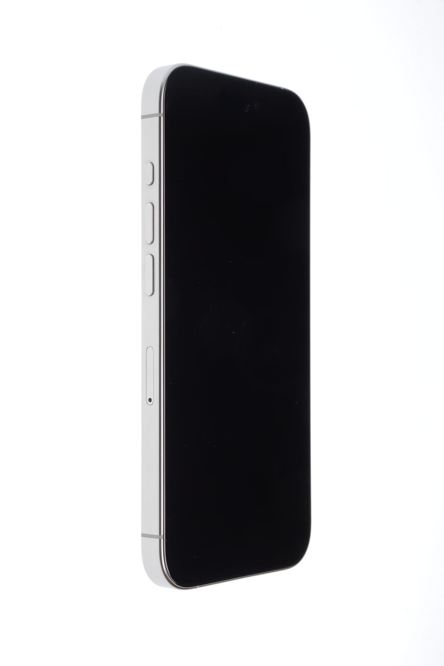 Мобилен телефон Apple iPhone 15 Pro, White Titanium, 256 GB, Ca Nou