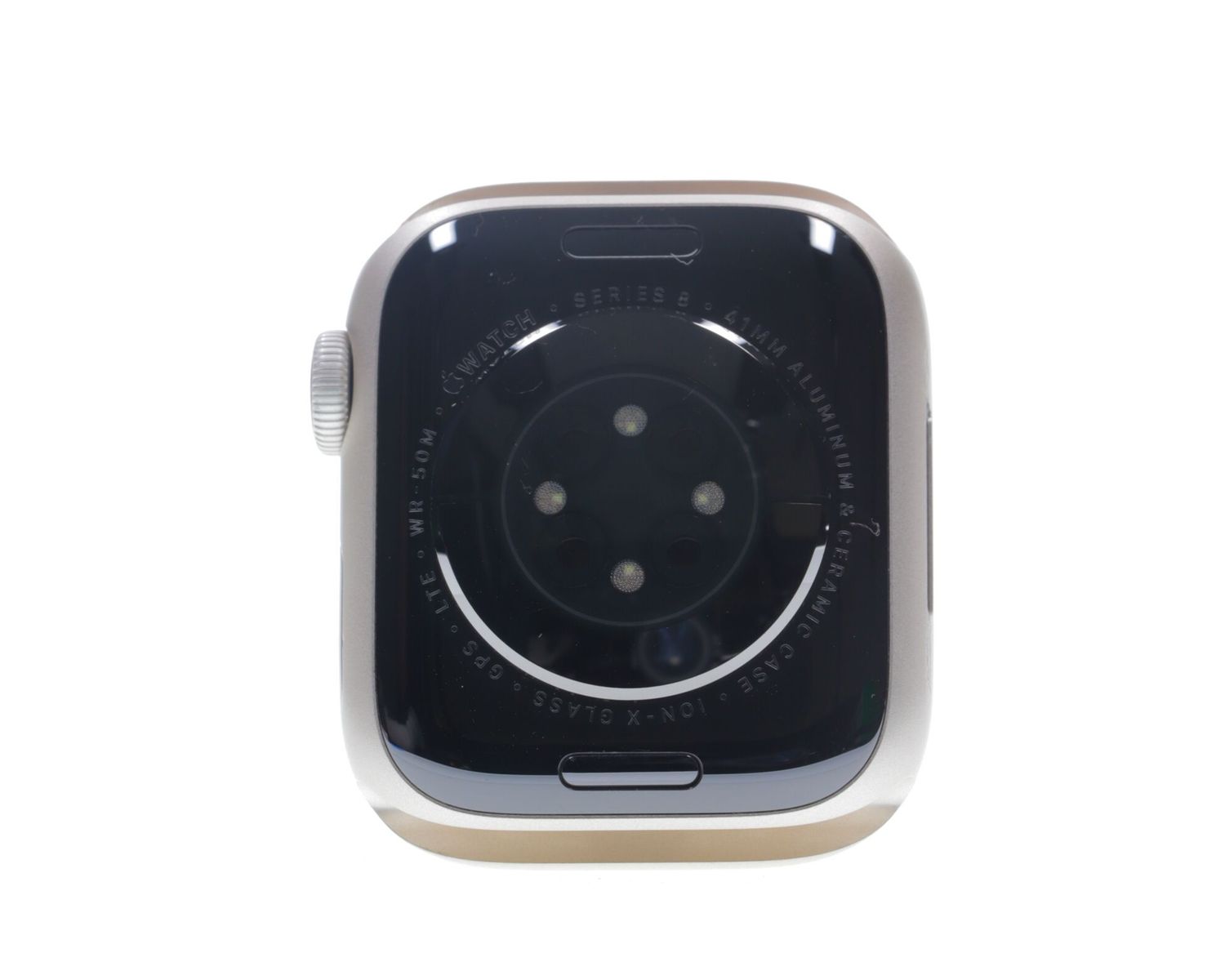 Apple Watch Series 8 2022, GPS + Cellular, Aluminium 41mm Starlight - Excelent