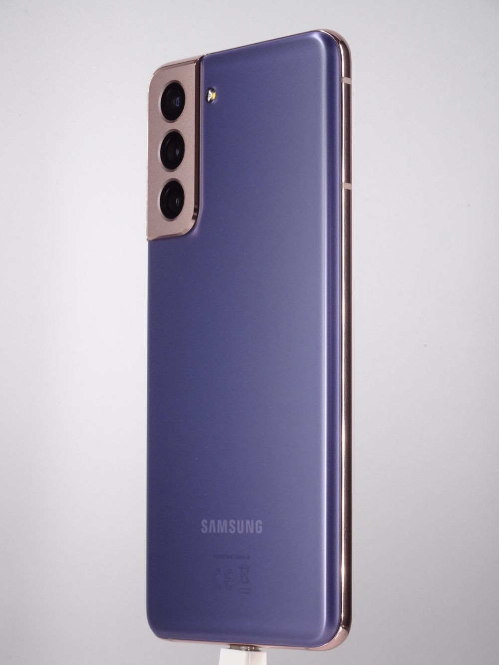 Мобилен телефон Samsung, Galaxy S21 5G Dual Sim, 128 GB, Purple,  Като нов