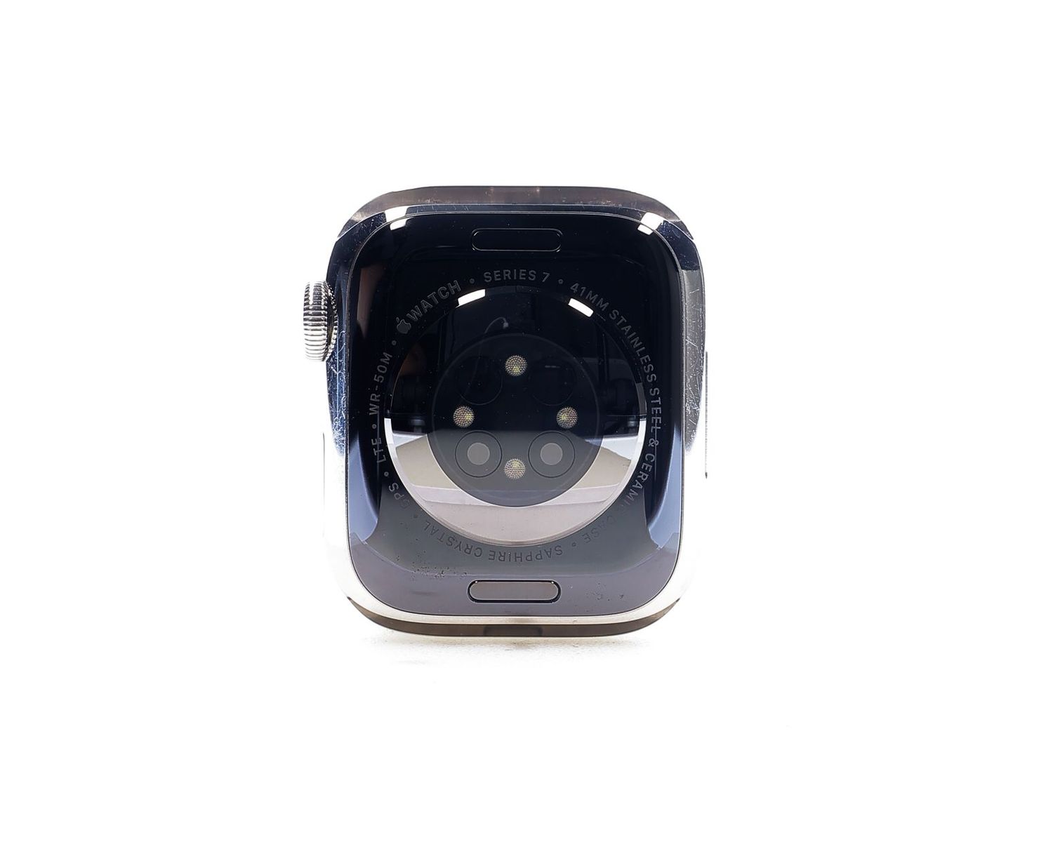 Apple Watch Series 7 2021, GPS + Cellular, Stainless Steel 41mm Silver - Εξαιρετικό