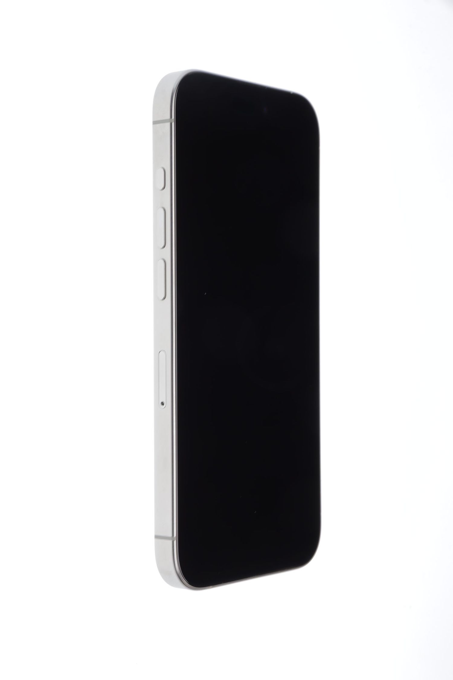 Мобилен телефон Apple iPhone 15 Pro, White Titanium, 128 GB, Ca Nou