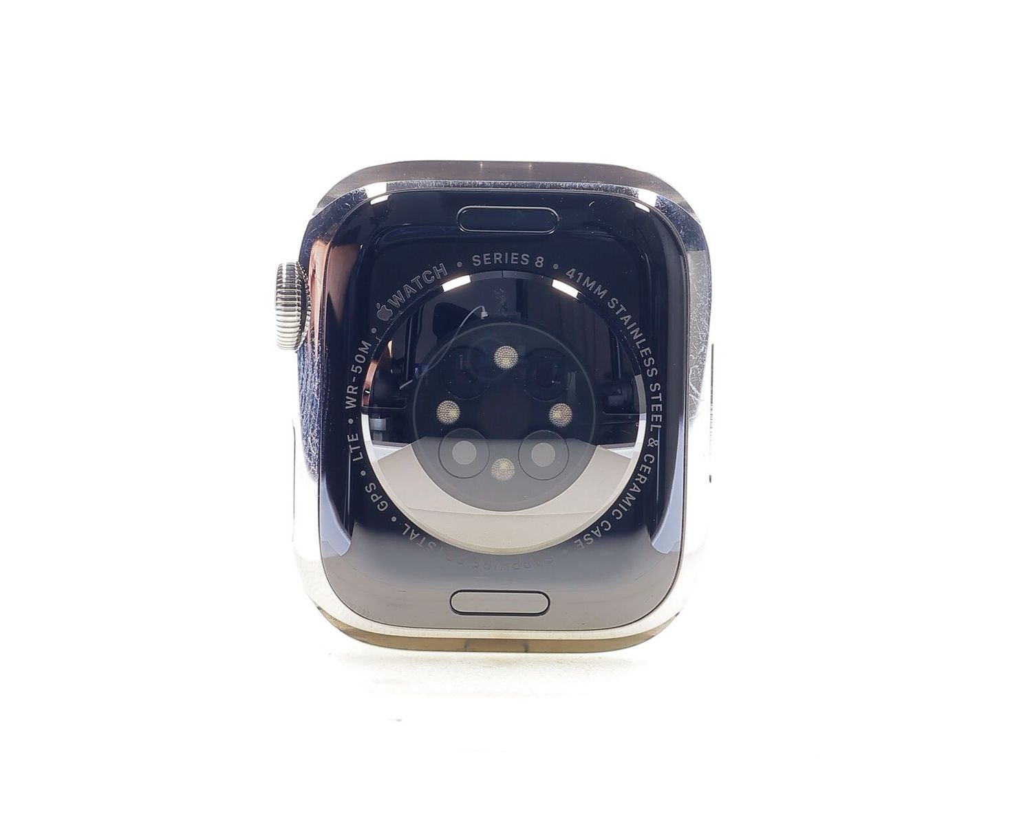 Apple Watch Series 8 2022, GPS + Cellular, Stainless Steel 41mm Silver - Excelent