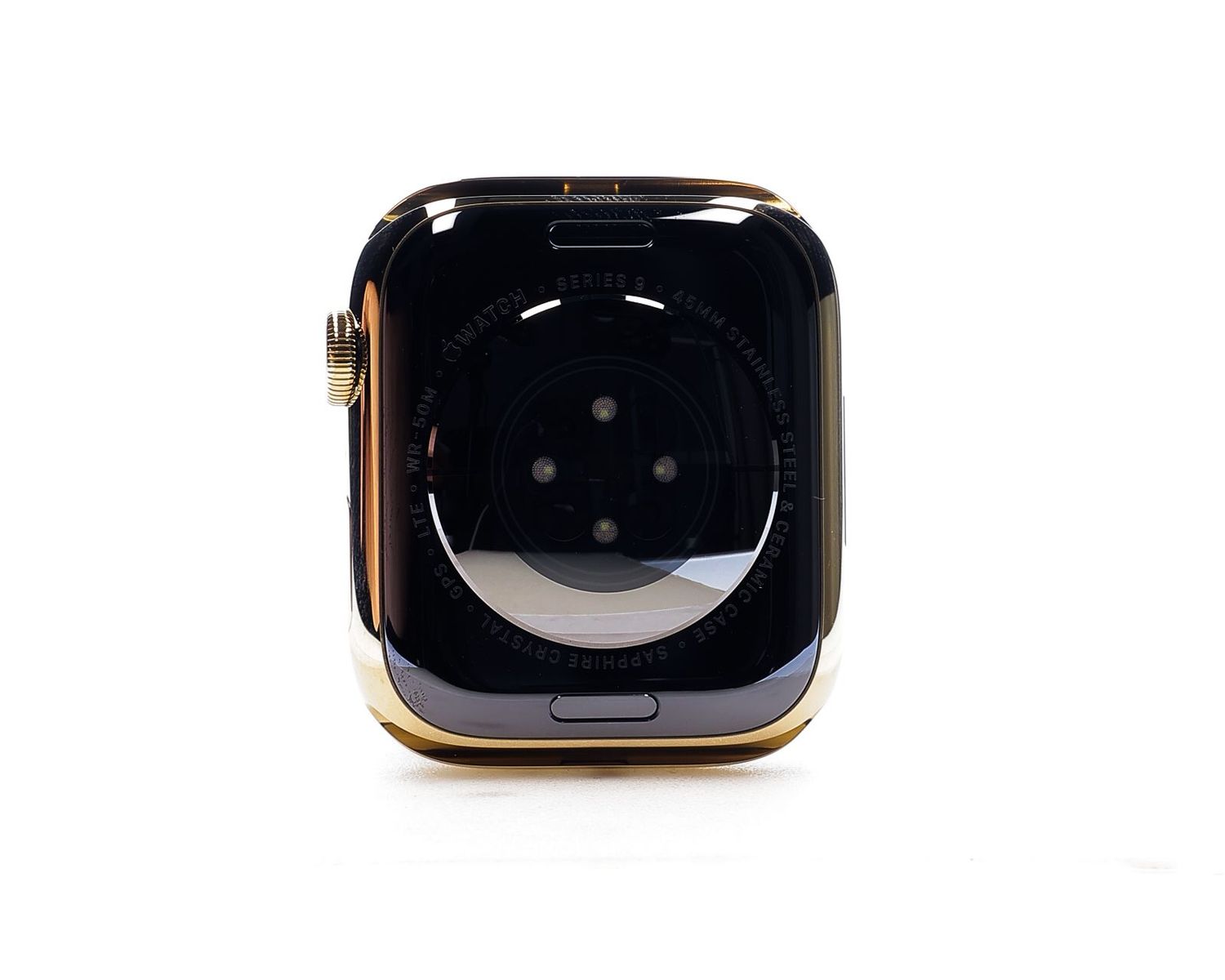 Apple Watch Series 9 2023, GPS + Cellular, Stainless Steel 45mm Gold - Σαν καινούργιο