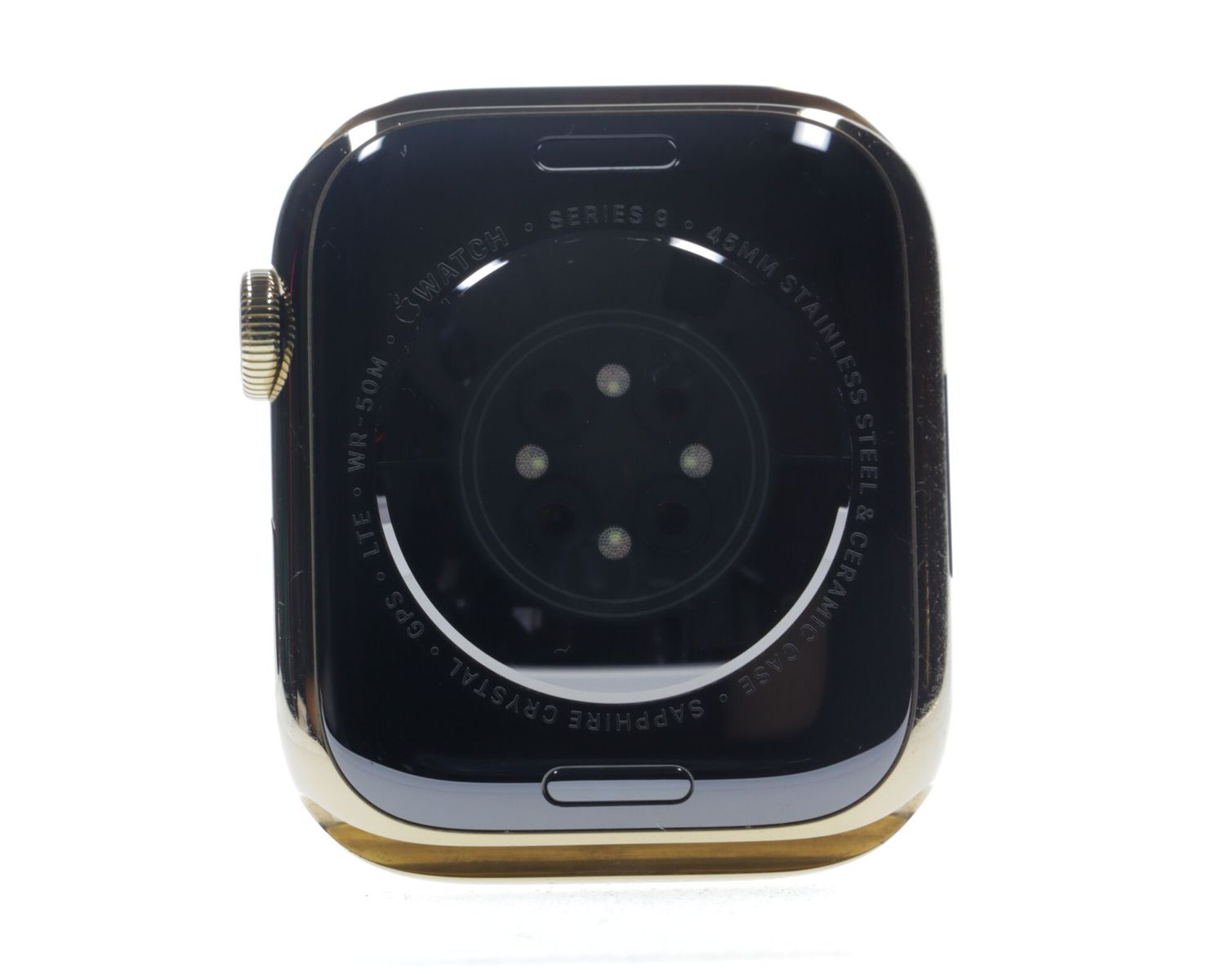 Apple Watch Series 9 2023, GPS + Cellular, Stainless Steel 45mm Gold - Újszerű