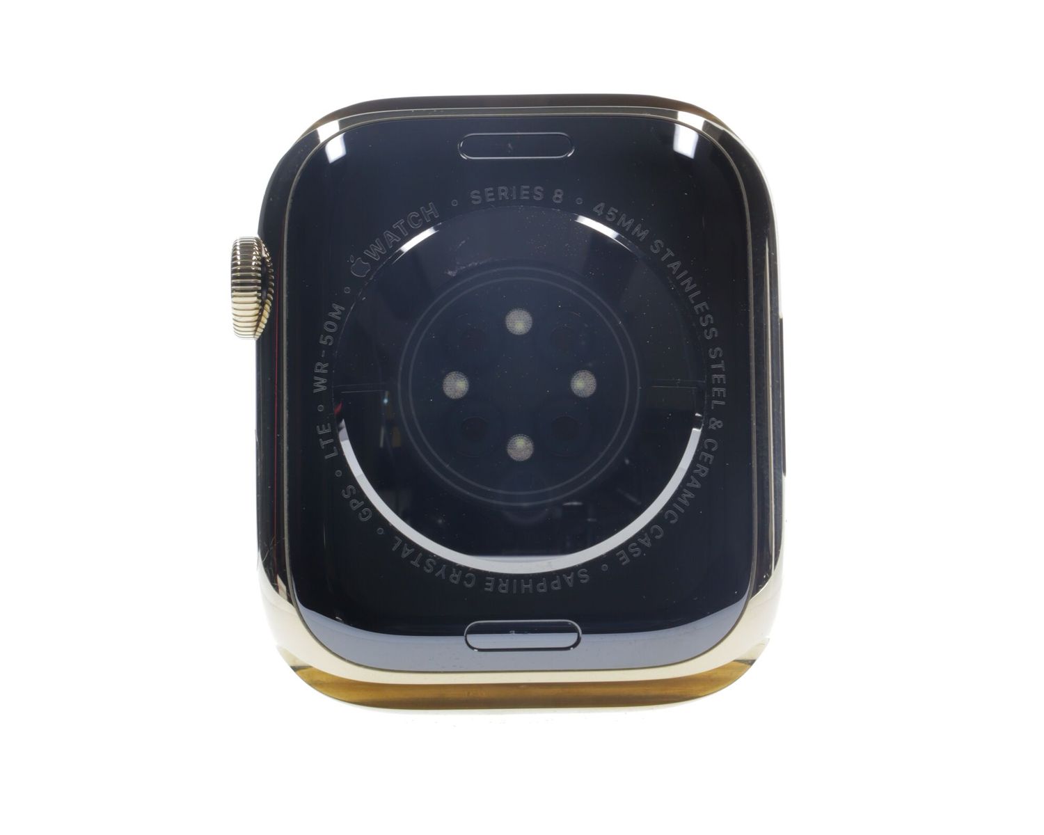 Apple Watch Series 8 2022, GPS + Cellular, Stainless Steel 45mm Gold - Kiváló