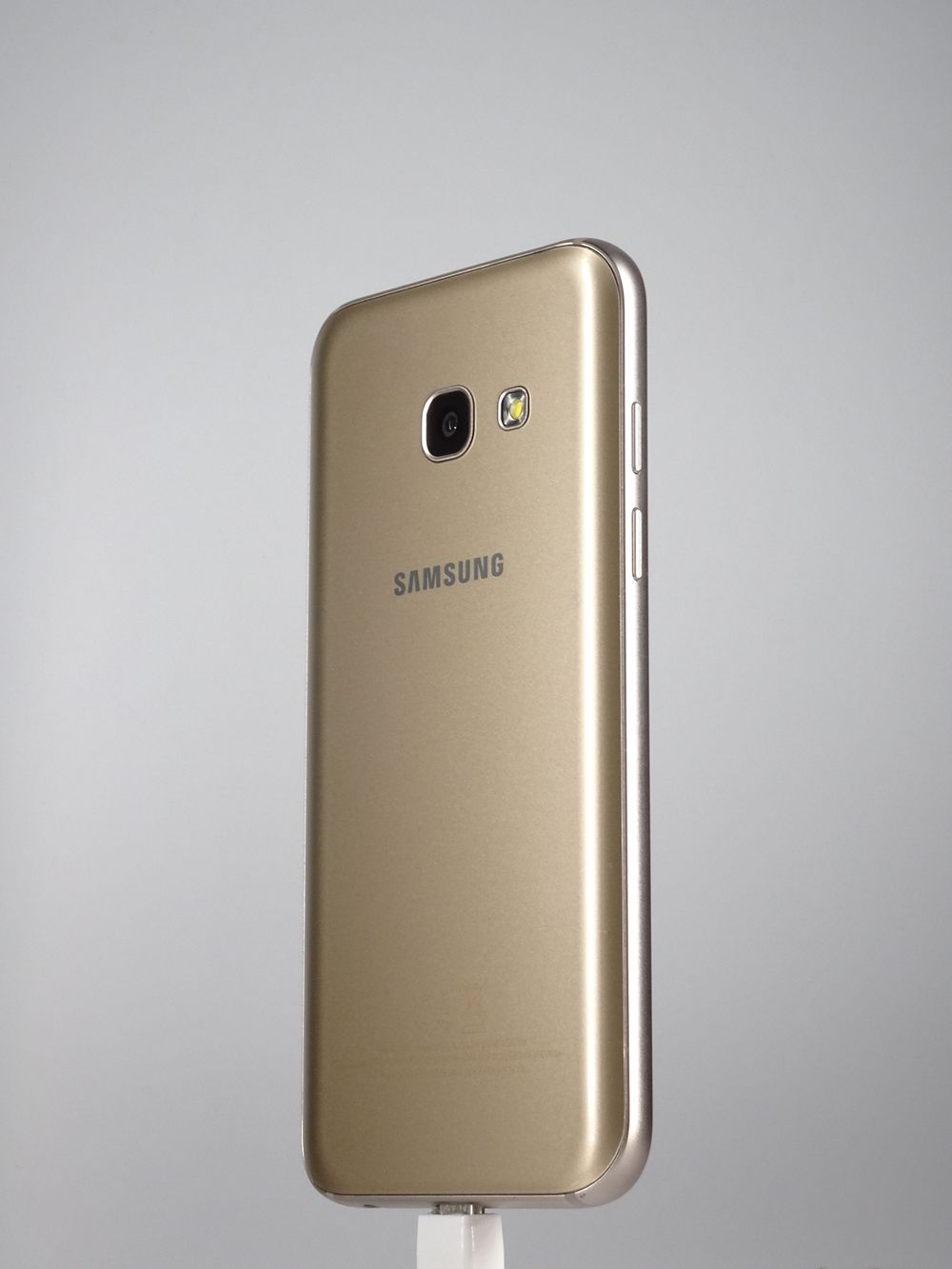Мобилен телефон Samsung, Galaxy A3 (2017), 16 GB, Gold,  Като нов