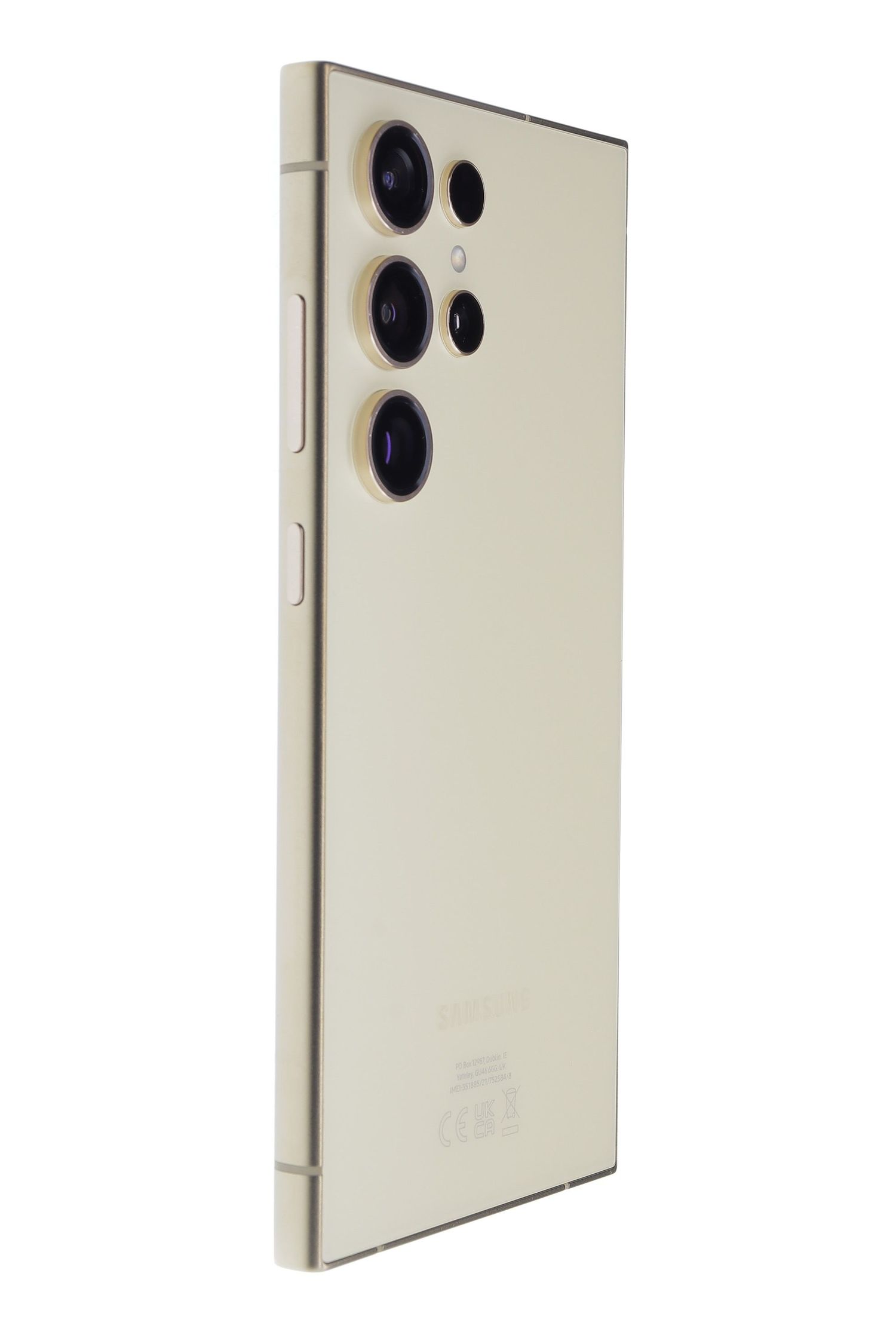 Samsung Galaxy S24 Ultra 5G Dual Sim 256 GB Titanium Yellow - Kiváló