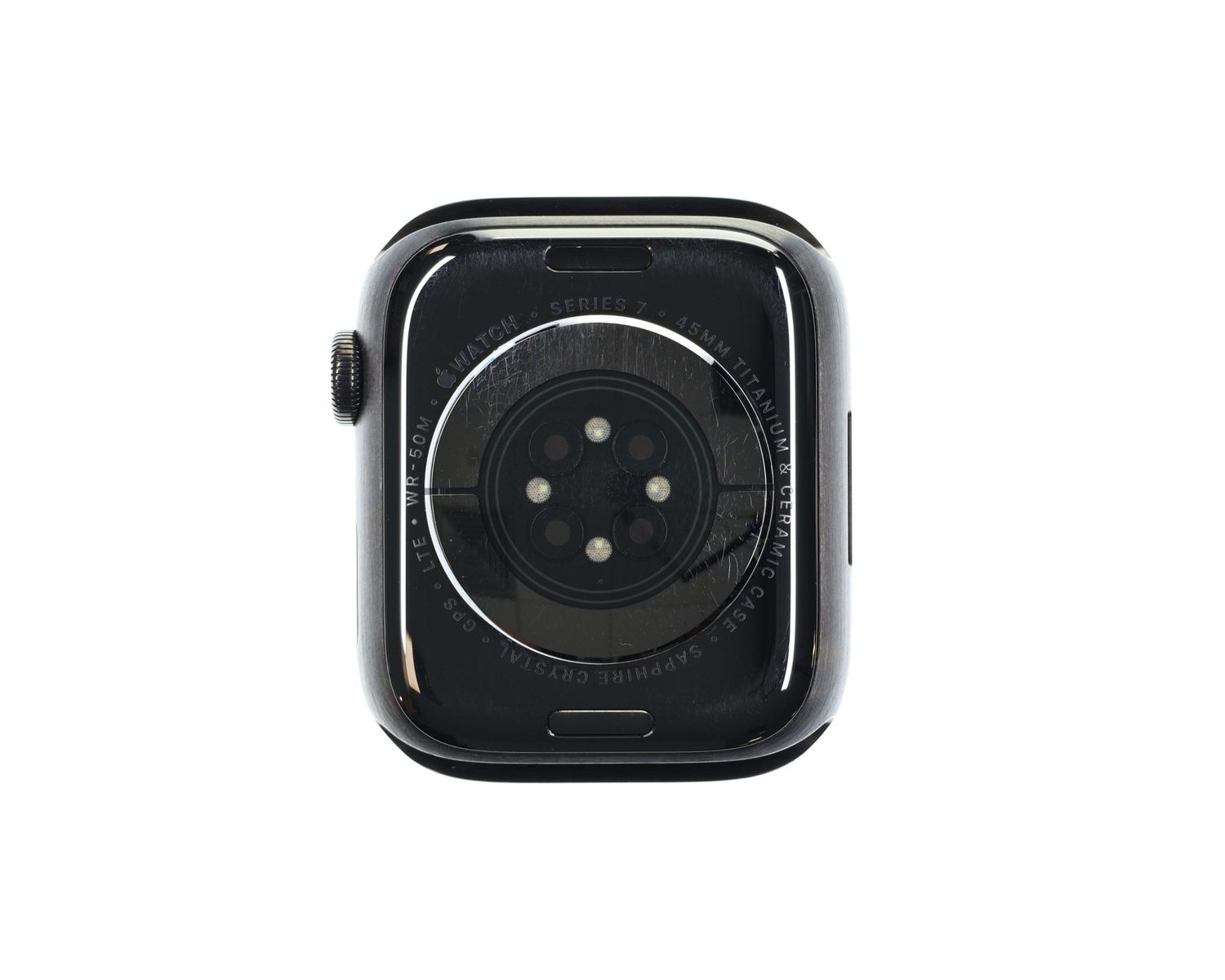 Apple Watch Series 7 2021, GPS + Cellular, Titanium 45mm Space Black - Újszerű