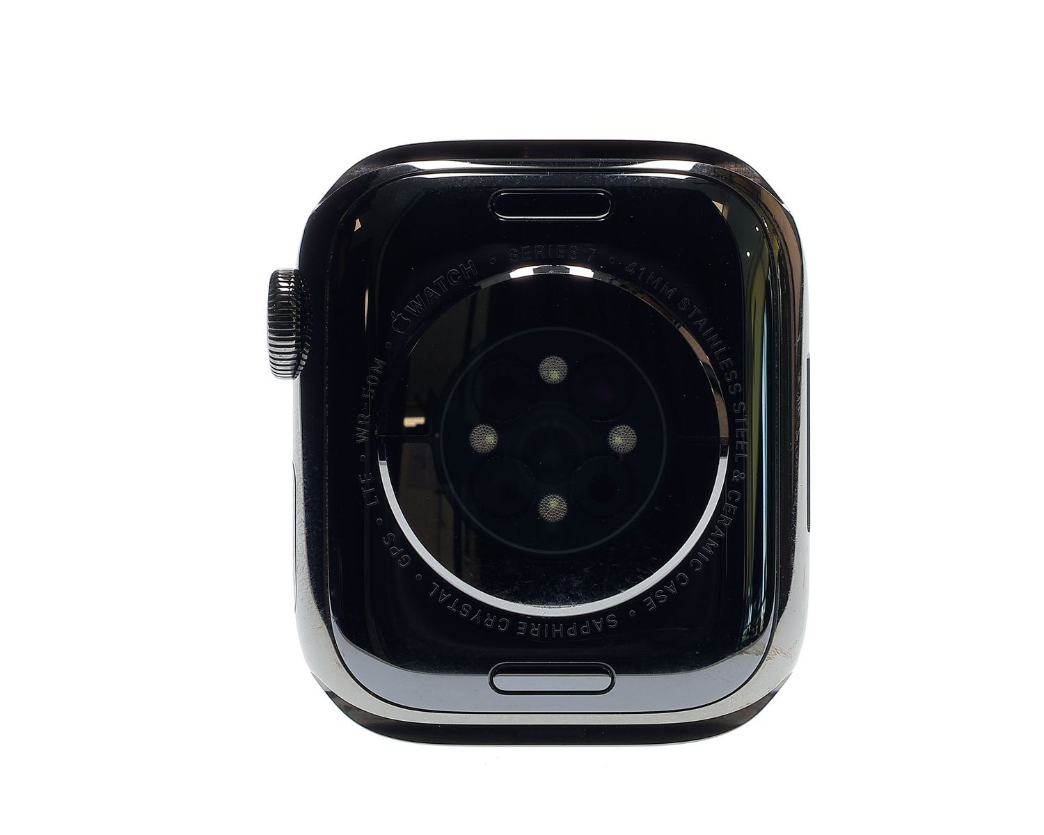 Apple Watch Series 7 2021, GPS + Cellular, Stainless Steel 41mm Graphite - Kiváló