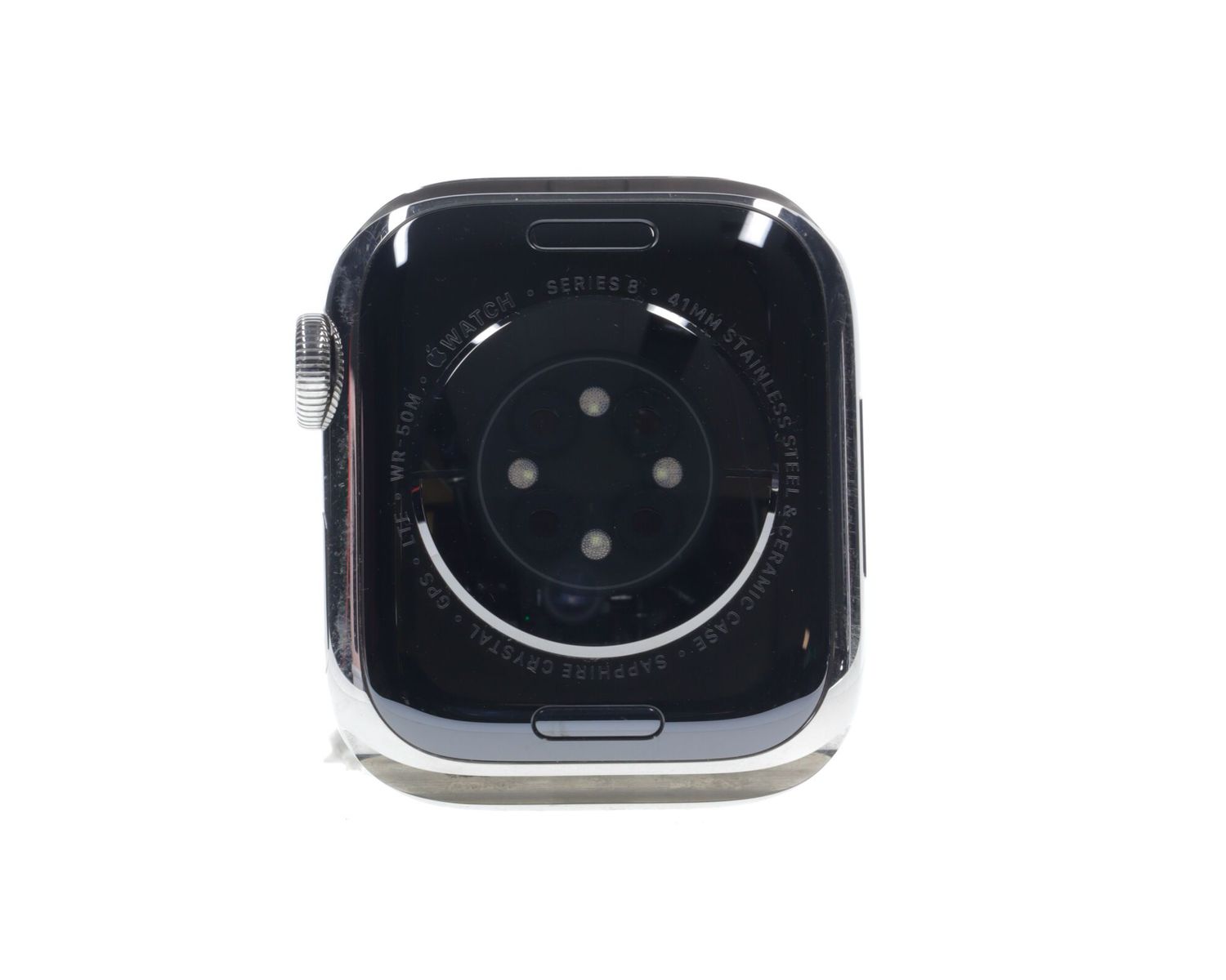 Apple Watch Series 8 2022, GPS + Cellular, Stainless Steel 41mm Silver - Excelent